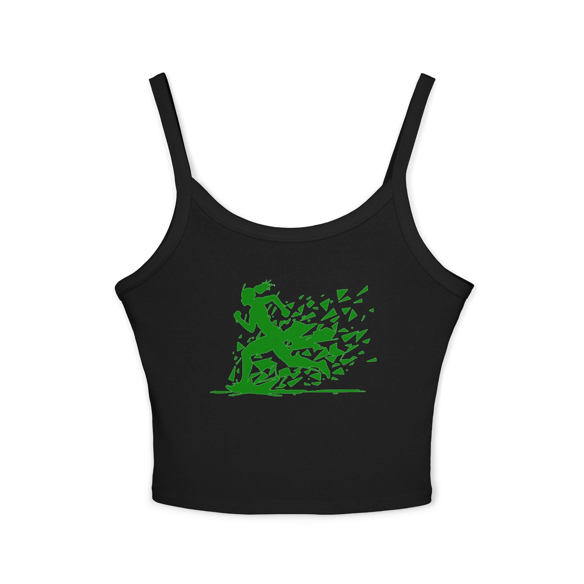 Running Woman Tank Top, Athletic Workout Top, Fitness Sleeveless Shirt, Jogging Muscle Tee, Exercise Gym Cami