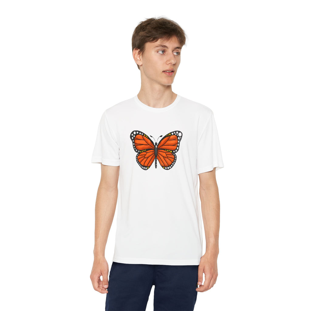 Butterffy Youth T-Shirt Sports Graphic Tee, Cool Athletic Shirt for Kids, Perfect for Sports Events, Team Spirit