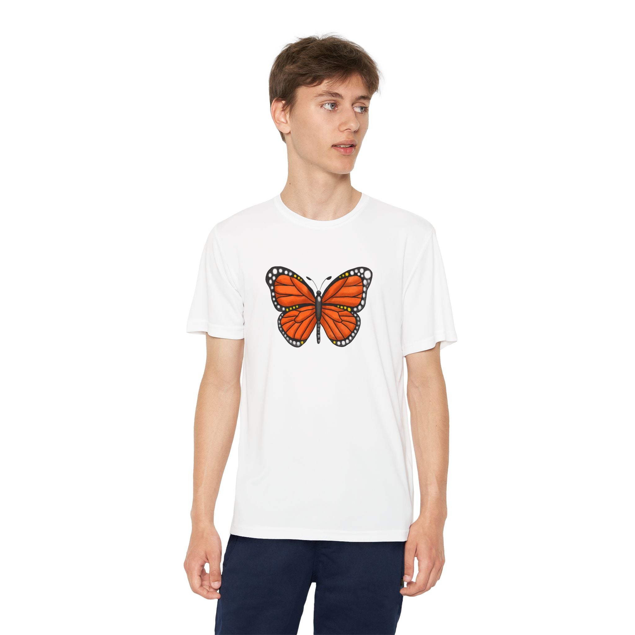 Butterffy Youth T-Shirt Sports Graphic Tee, Cool Athletic Shirt for Kids, Perfect for Sports Events, Team Spirit