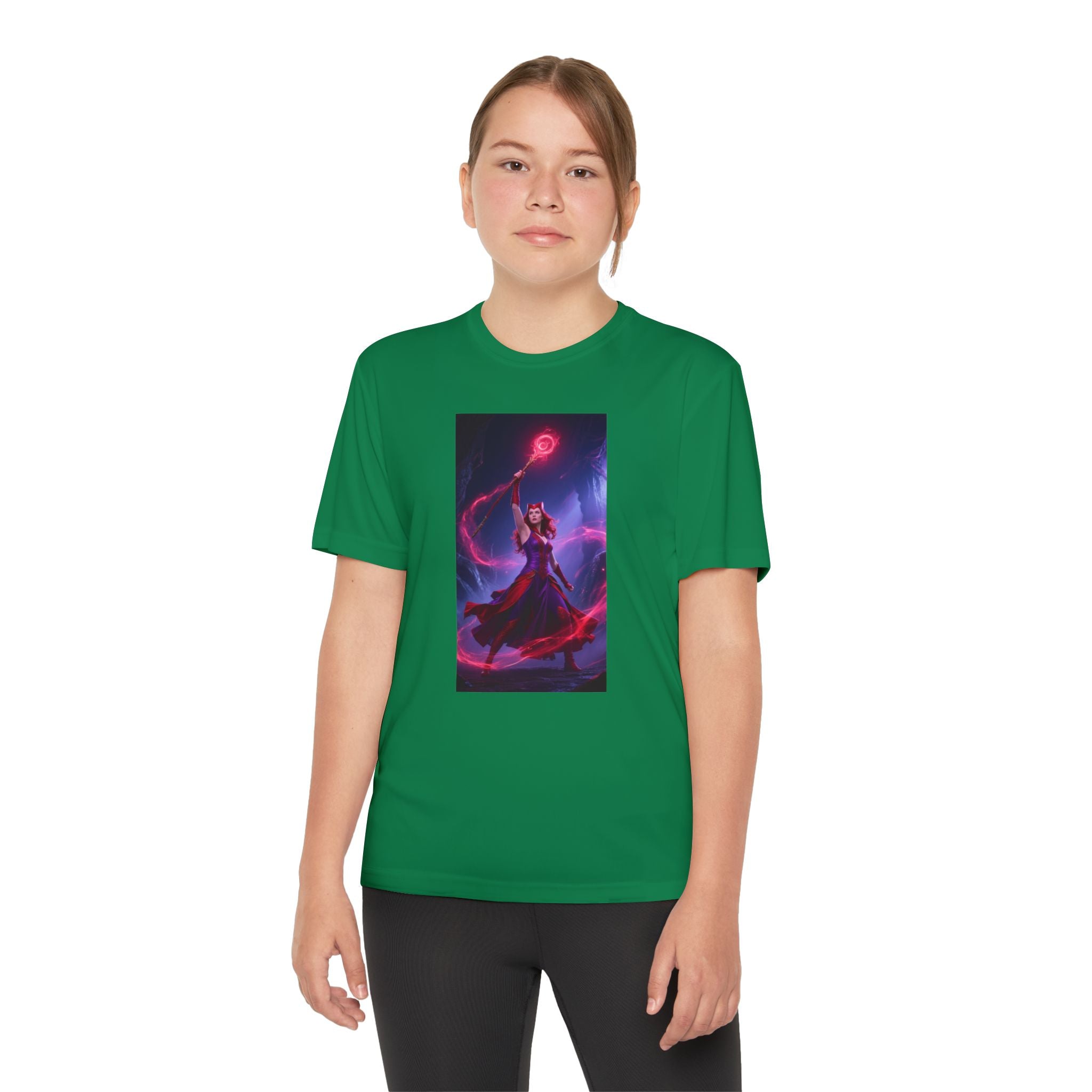 Superhero Youth T-Shirt Sports Graphic Tee, Cool Athletic Shirt for Kids