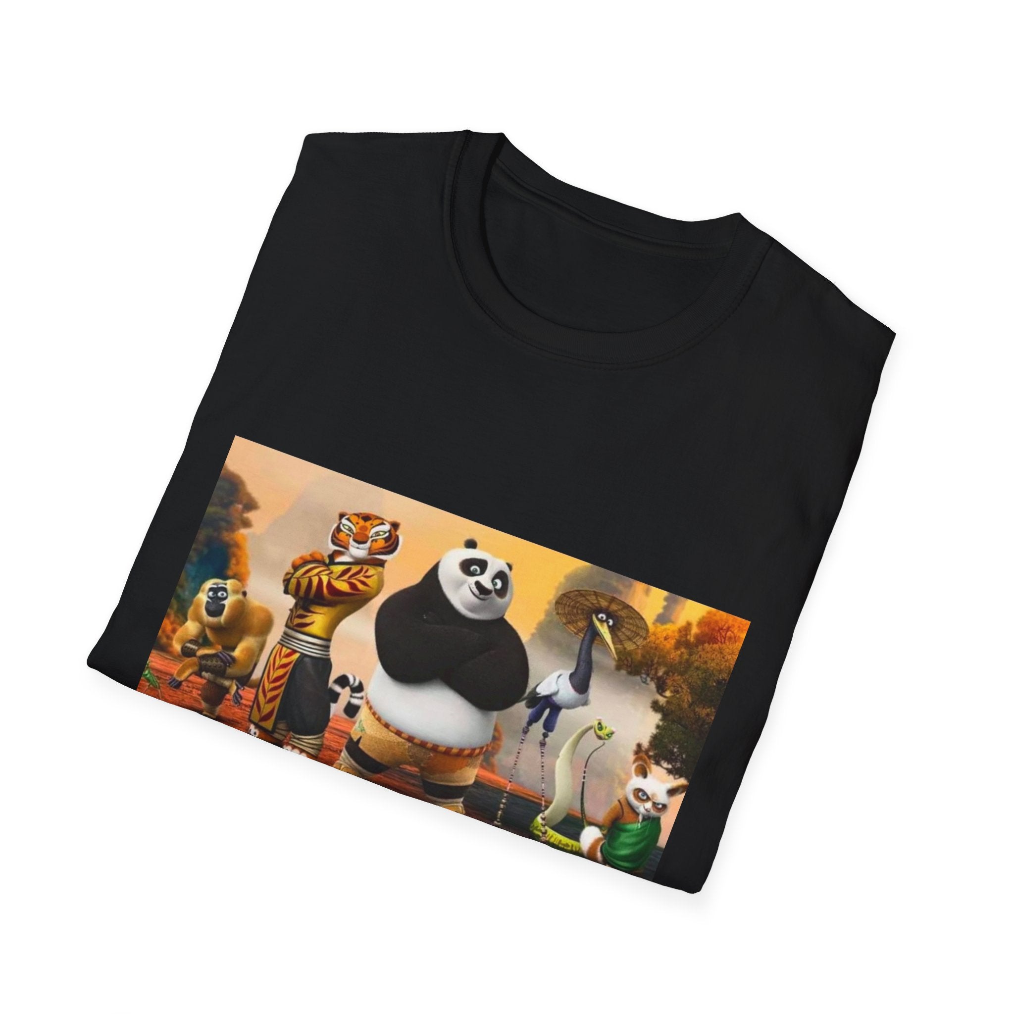 Kung Fu Panda Unisex Softstyle T-Shirt, DreamWorks Animation Youth Competitor Tee, Graphic Tee, Movie Fan Gift, Cult Classic Shirt, Comfy