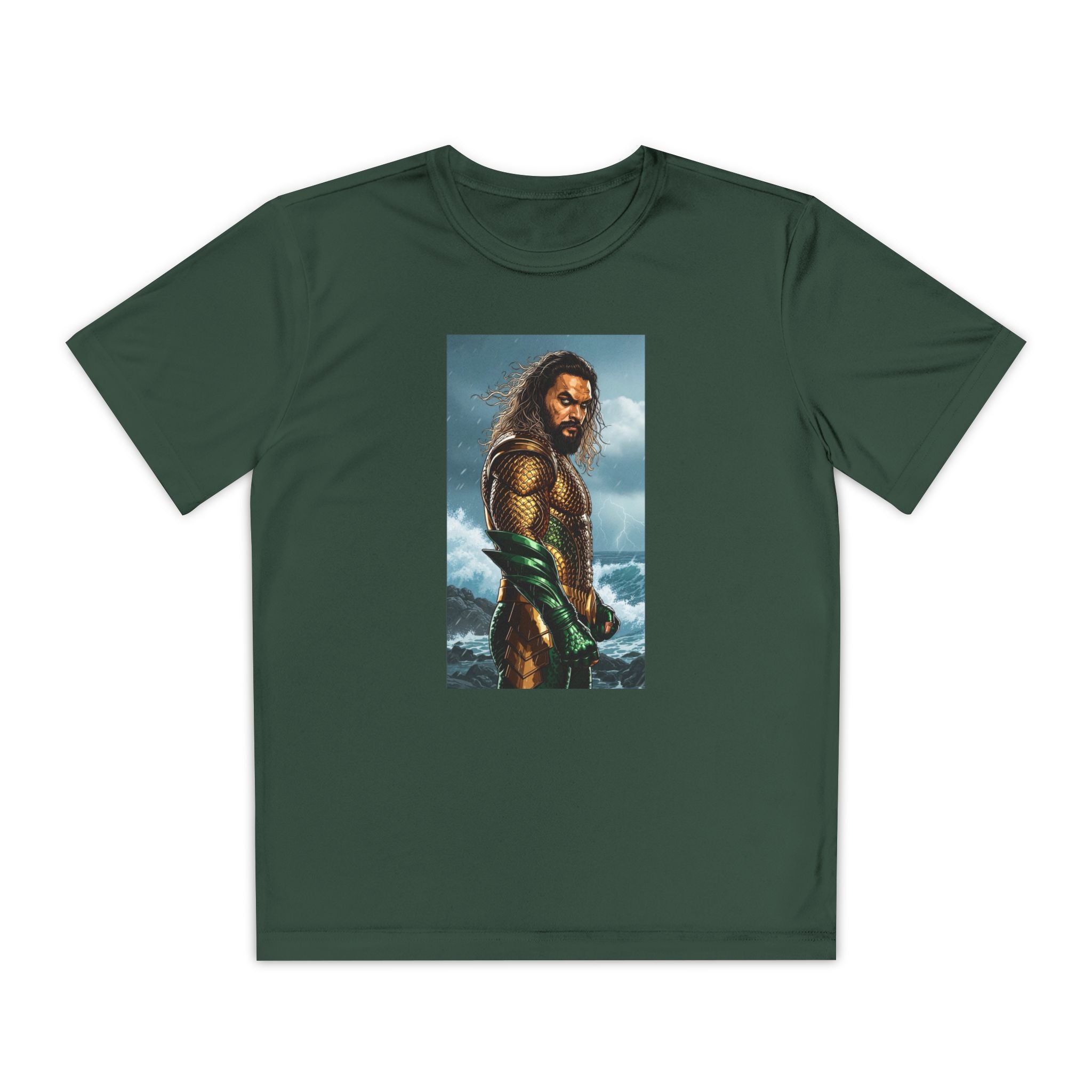 Aquaman Superhero Youth Tee, Kids Superhero Shirt, Child Aquaman T-shirt, Comic Book Tee, Superhero Fan Gift
