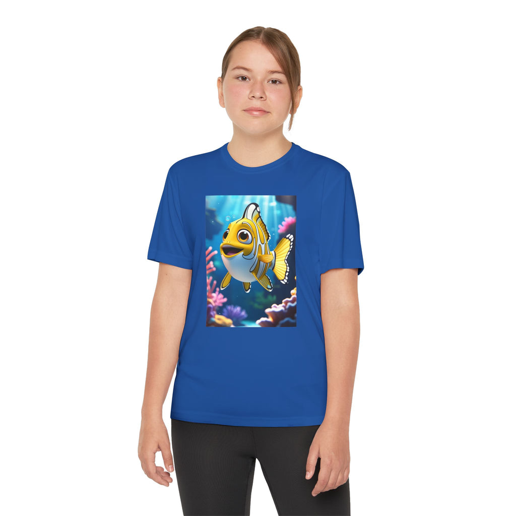 Nemo Fish Ocean Youth T-Shirt - Underwater Kids Tee, Finding Nemo Shirt, Beach Vacation Clothing, Ocean Lover Gift, Fish Theme Top
