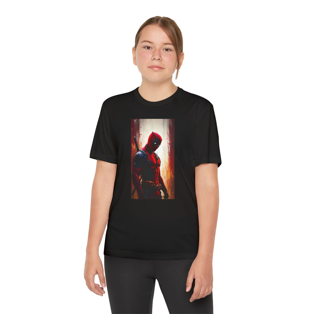 Deadpool Superhero Marvel Patriotic, Kids Graphic T-Shirt, Boys Hero Top, Girls Comic Book Clothing, Birthday
