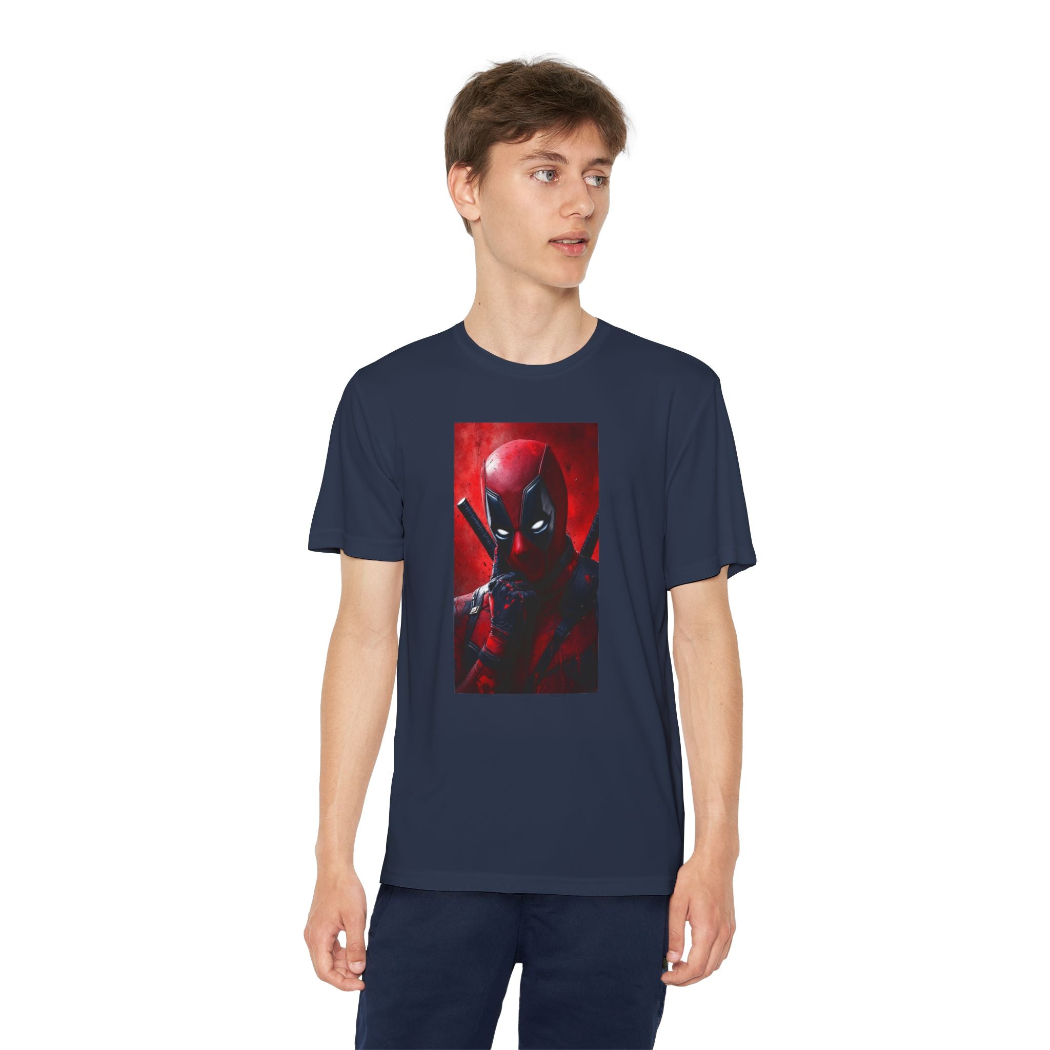 Deadpool Superhero Marvel Patriotic, Kids Graphic T-Shirt, Boys Hero Top, Girls Comic Book Clothing, Birthday