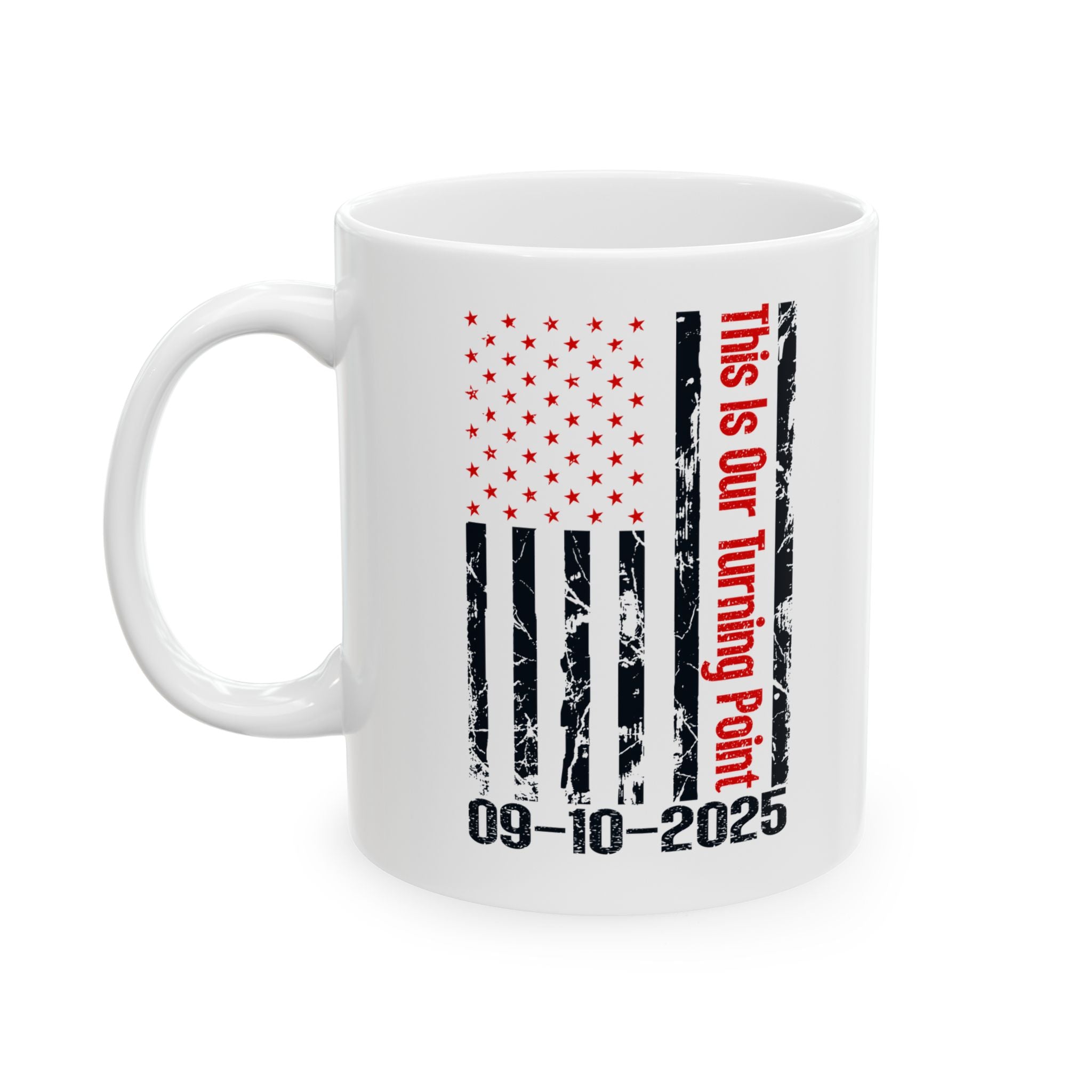 Charlie Kirk Patriotic Mug