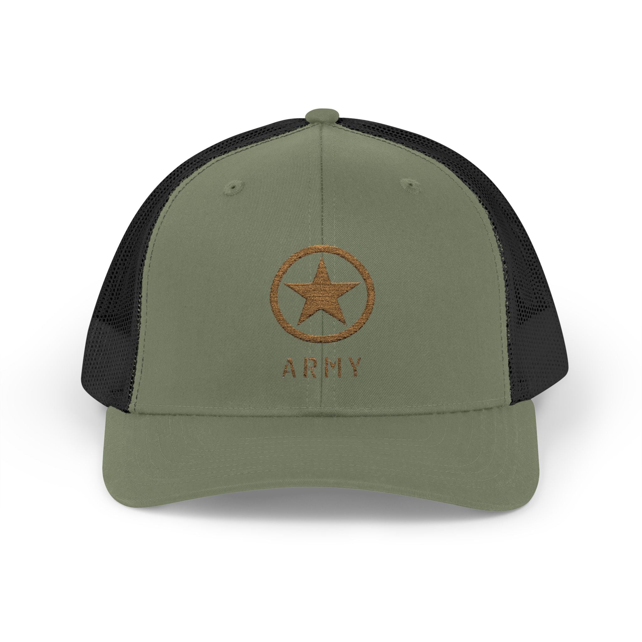 US Army Snapback Trucker Cap with Thin Red Line Design, Ideal for First Responders, Supportive Gifts, Memorials, Everyday Wear