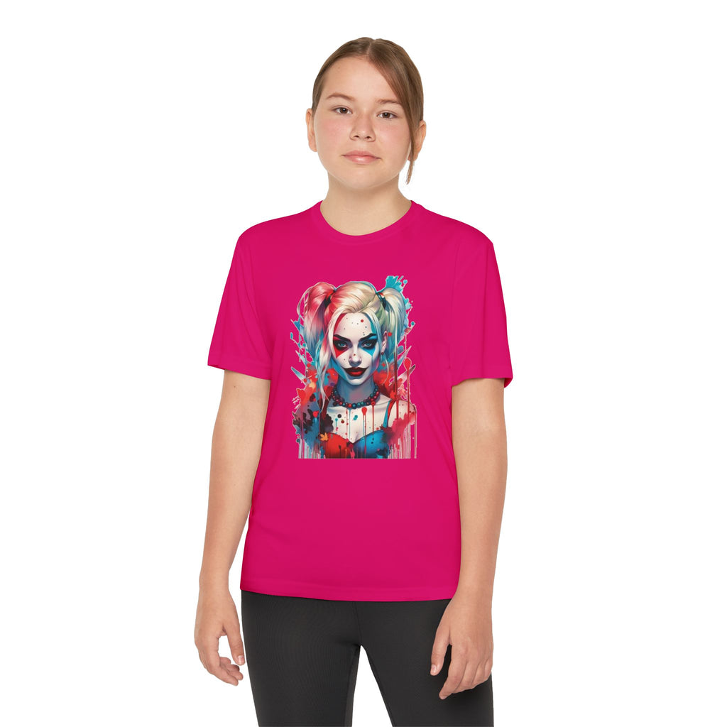 Superhero Youth T-Shirt Sports Graphic Tee, Cool Athletic Shirt for Kids