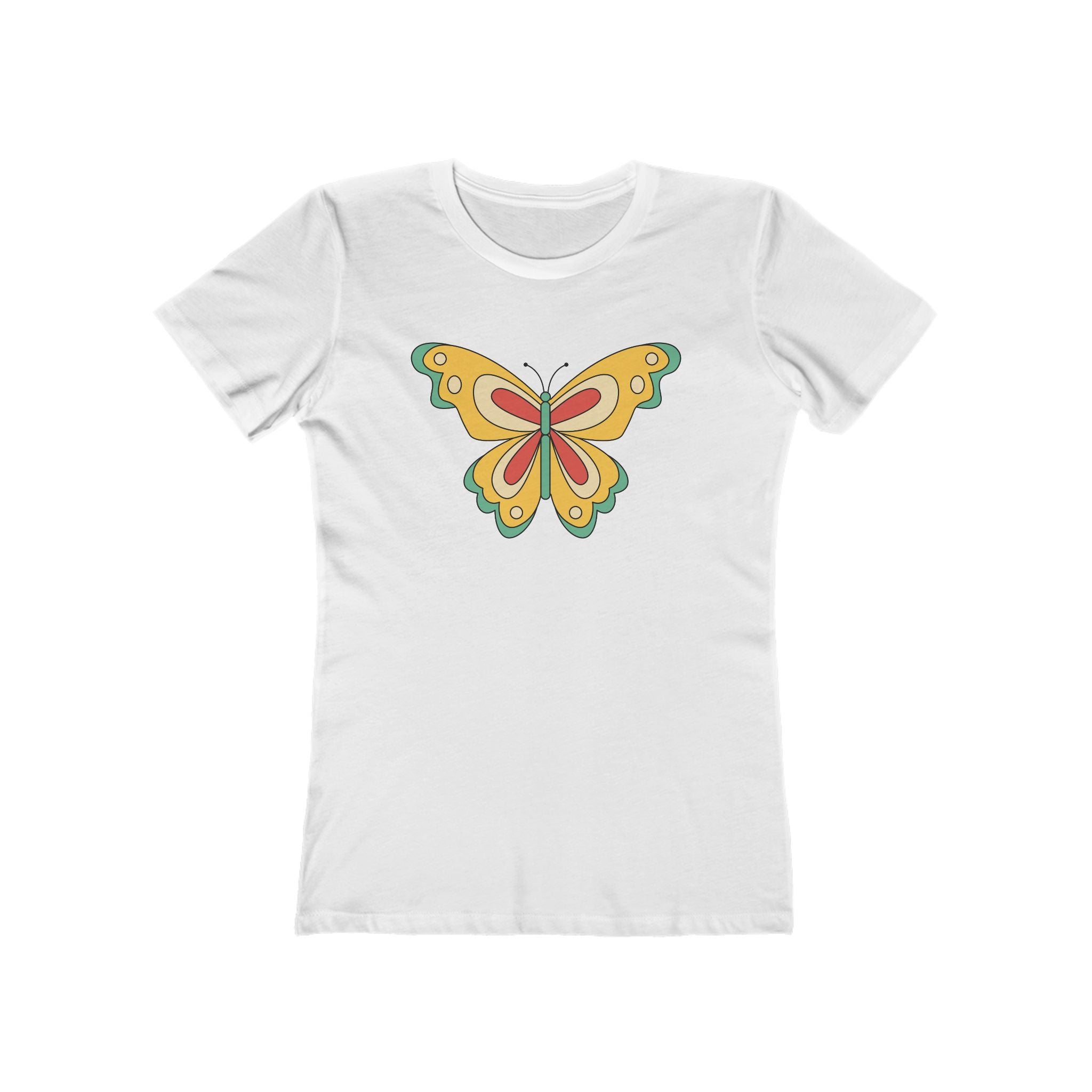 Butterfly Women's Tshirt, Butterfly Graphic Tee, Women's Butterfly Shirt, Butterfly Print Shirt, Boho Butterfly Tee