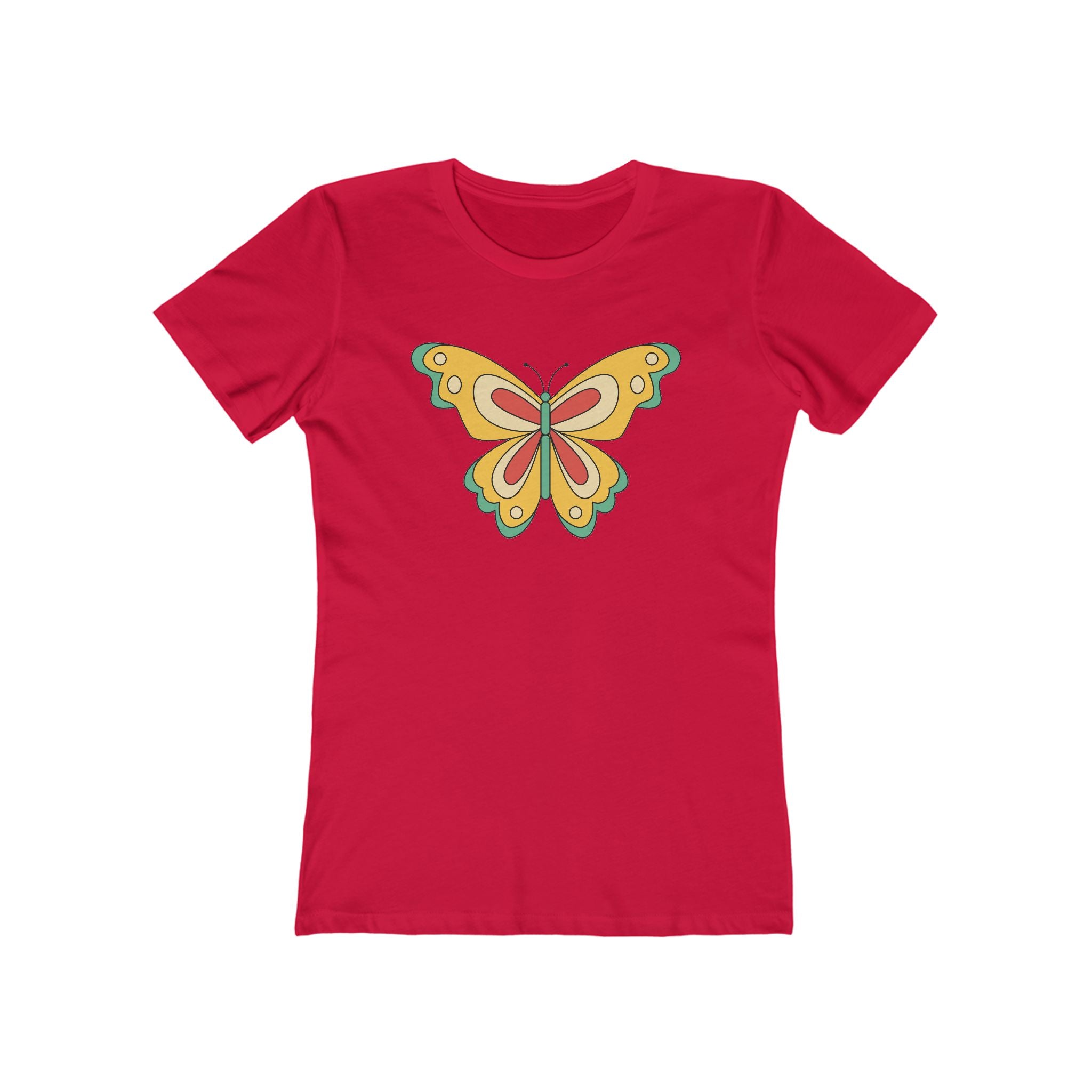 Butterfly Women's Tshirt, Butterfly Graphic Tee, Women's Butterfly Shirt, Butterfly Print Shirt, Boho Butterfly Tee
