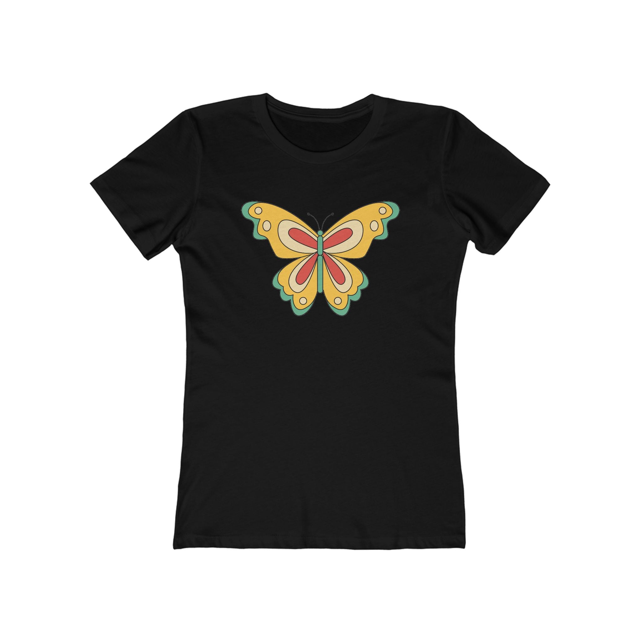 Butterfly Women's Tshirt, Butterfly Graphic Tee, Women's Butterfly Shirt, Butterfly Print Shirt, Boho Butterfly Tee