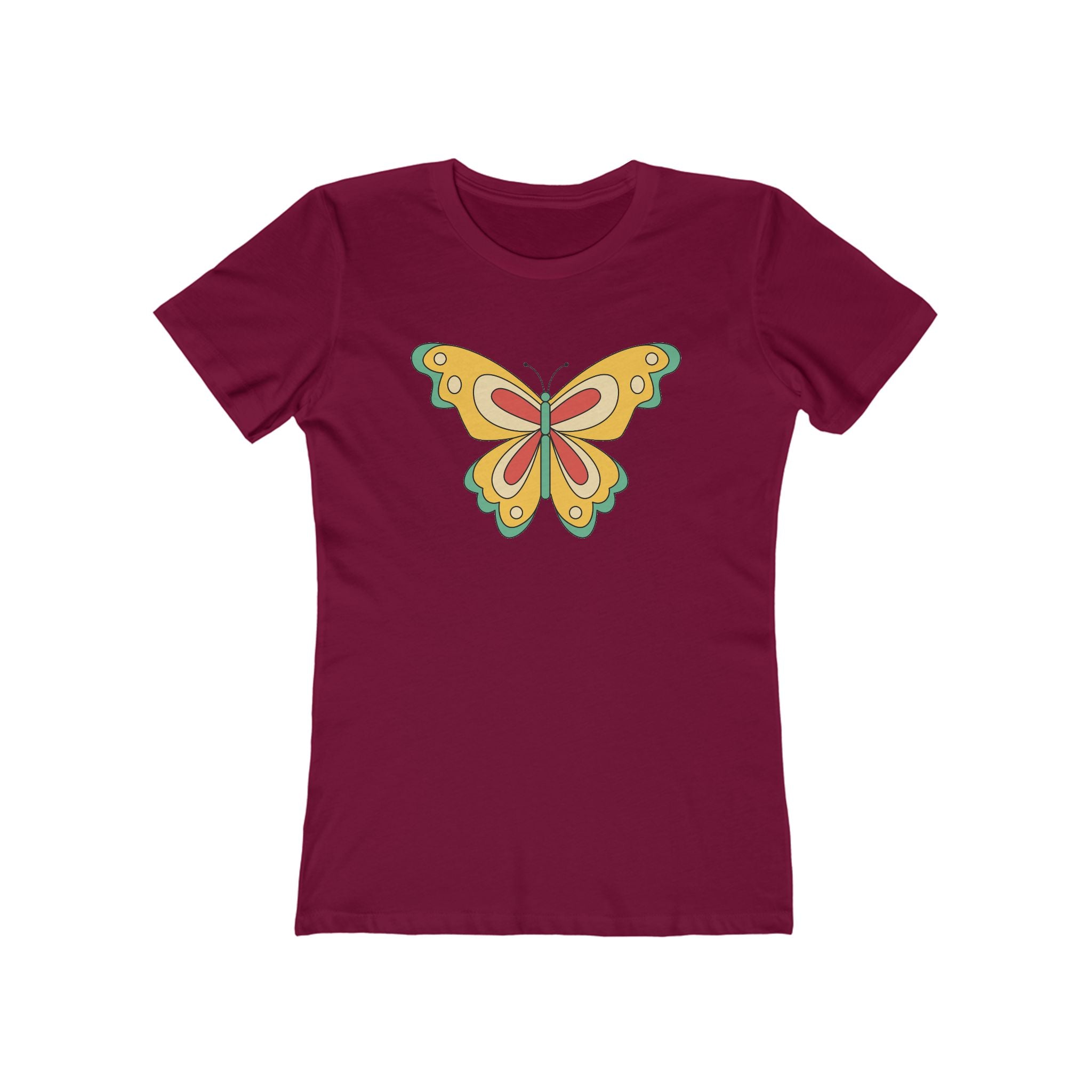 Butterfly Women's Tshirt, Butterfly Graphic Tee, Women's Butterfly Shirt, Butterfly Print Shirt, Boho Butterfly Tee