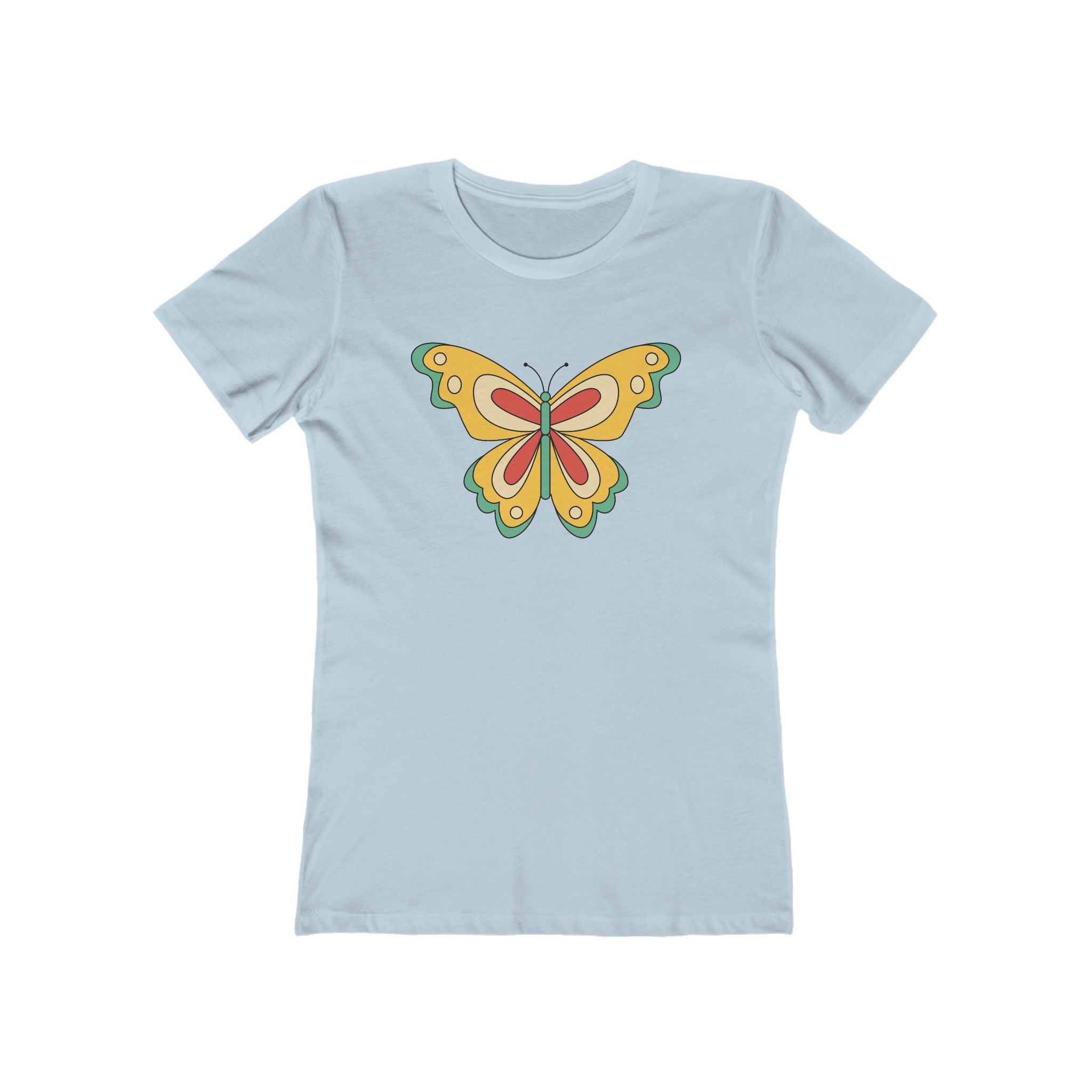 Butterfly Women's Tshirt, Butterfly Graphic Tee, Women's Butterfly Shirt, Butterfly Print Shirt, Boho Butterfly Tee