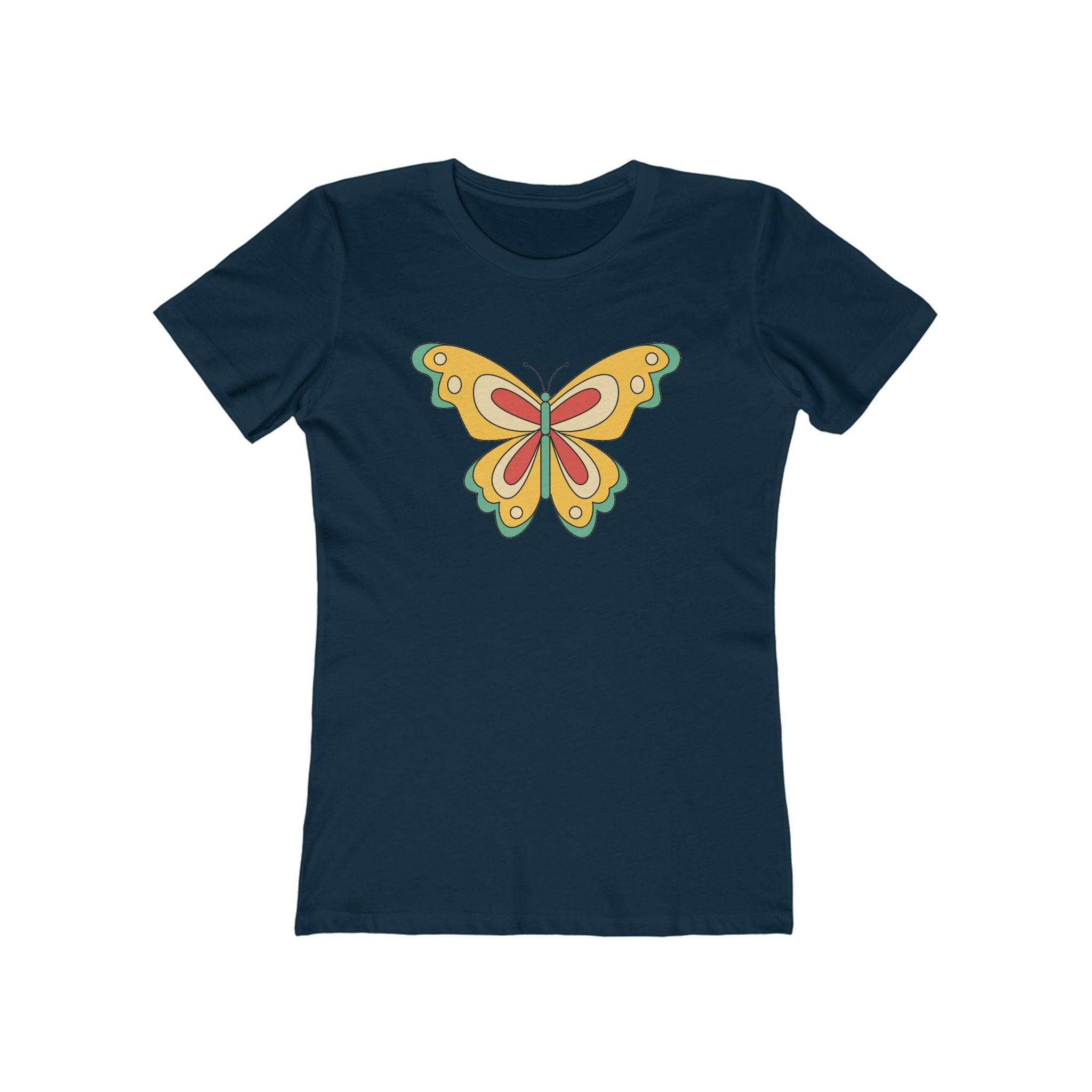 Butterfly Women's Tshirt, Butterfly Graphic Tee, Women's Butterfly Shirt, Butterfly Print Shirt, Boho Butterfly Tee