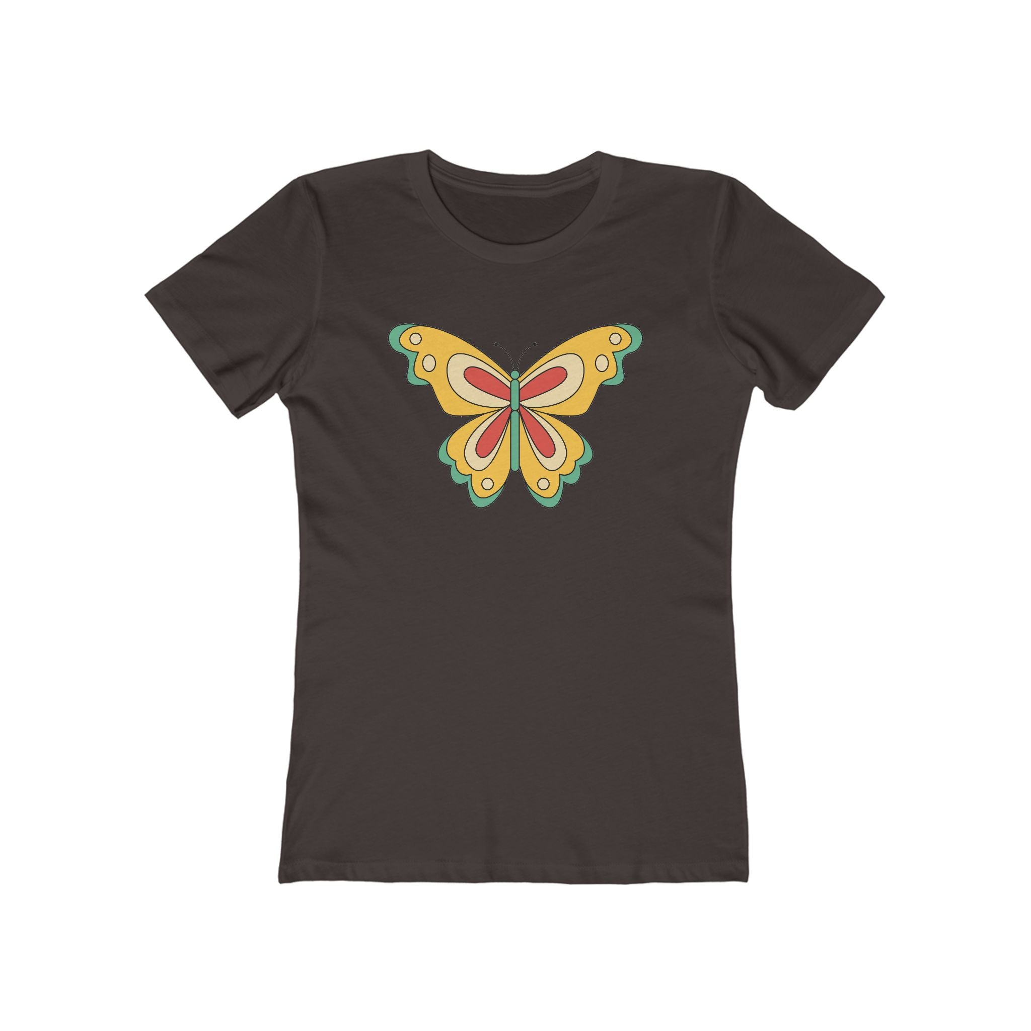 Butterfly Women's Tshirt, Butterfly Graphic Tee, Women's Butterfly Shirt, Butterfly Print Shirt, Boho Butterfly Tee