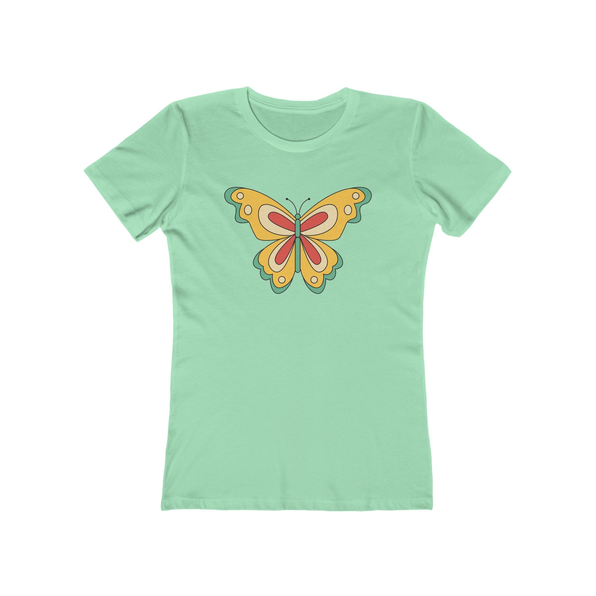 Butterfly Women's Tshirt, Butterfly Graphic Tee, Women's Butterfly Shirt, Butterfly Print Shirt, Boho Butterfly Tee