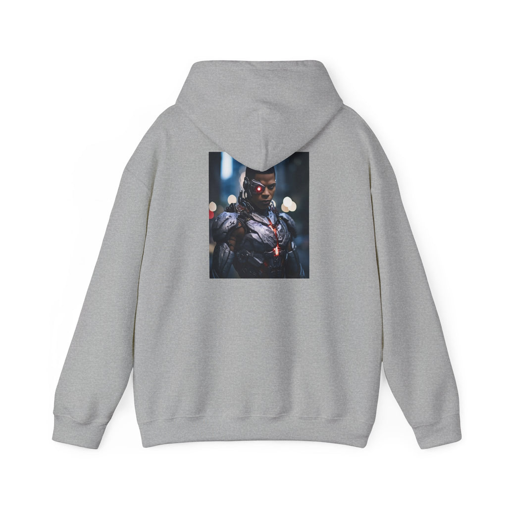 Hooded Sweatshirt - Cyborg Design
