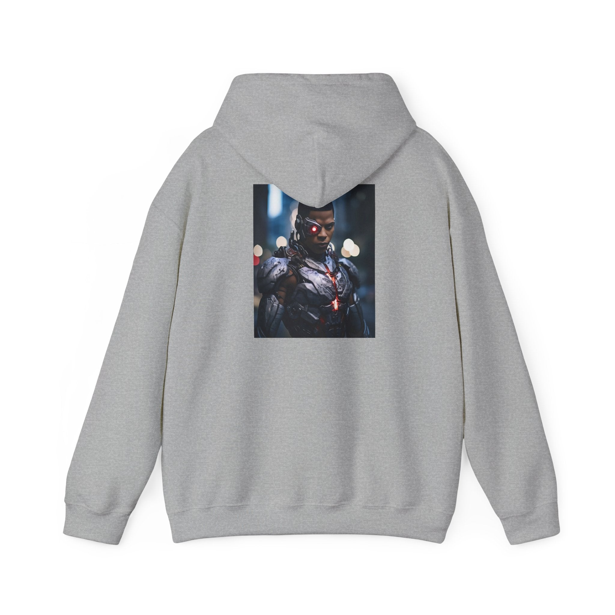 Hooded Sweatshirt - Cyborg Design