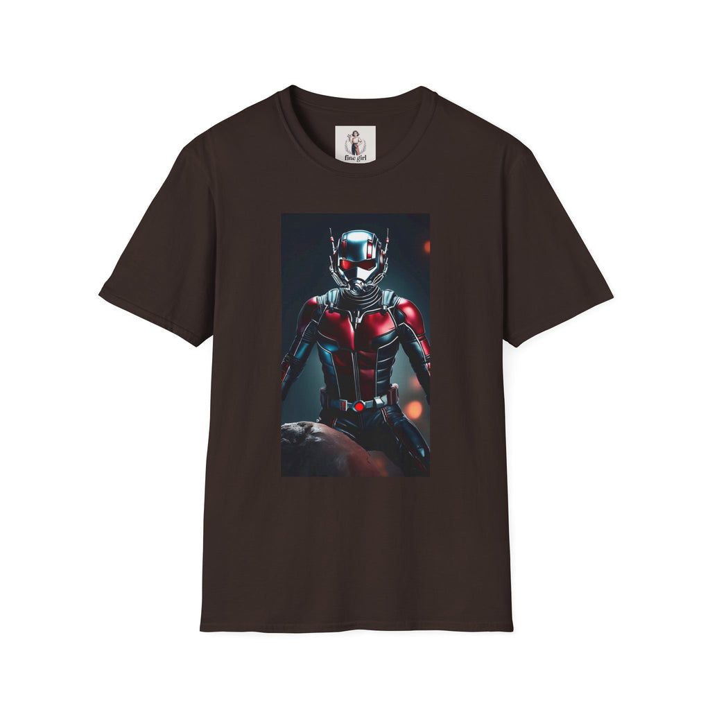 Antman Superhero Marvel Unisex Softstyle T-Shirt, Comic Book Tee, Geeky Clothing, Cosplay Costume Top