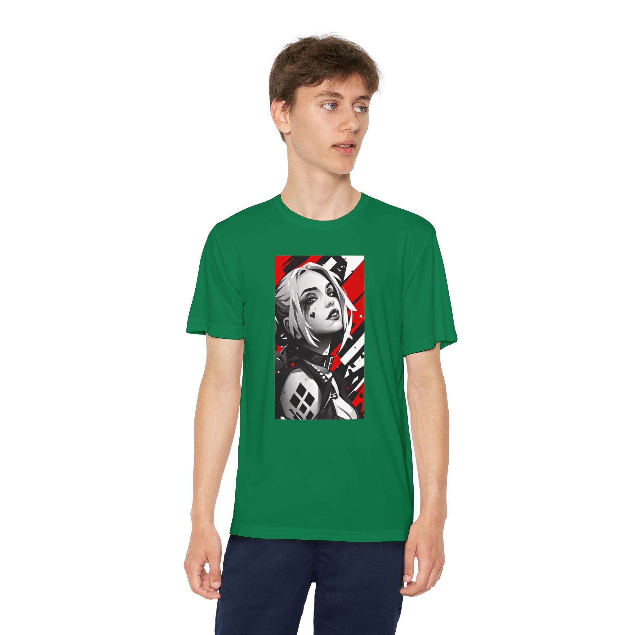 Superhero Youth T-Shirt Sports Graphic Tee, Cool Athletic Shirt for Kids