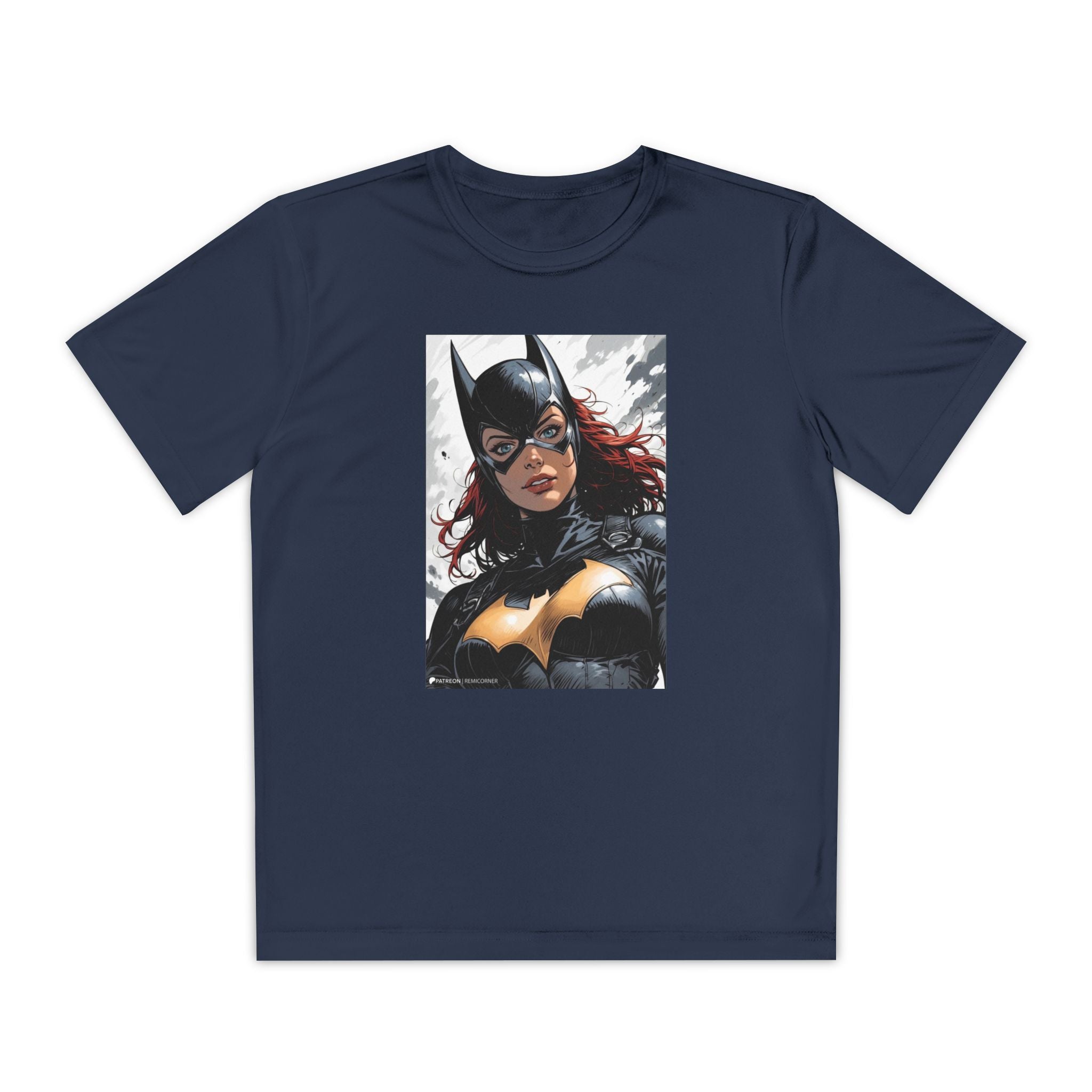 Superhero Youth T-Shirt Sports Graphic Tee, Cool Athletic Shirt for Kids