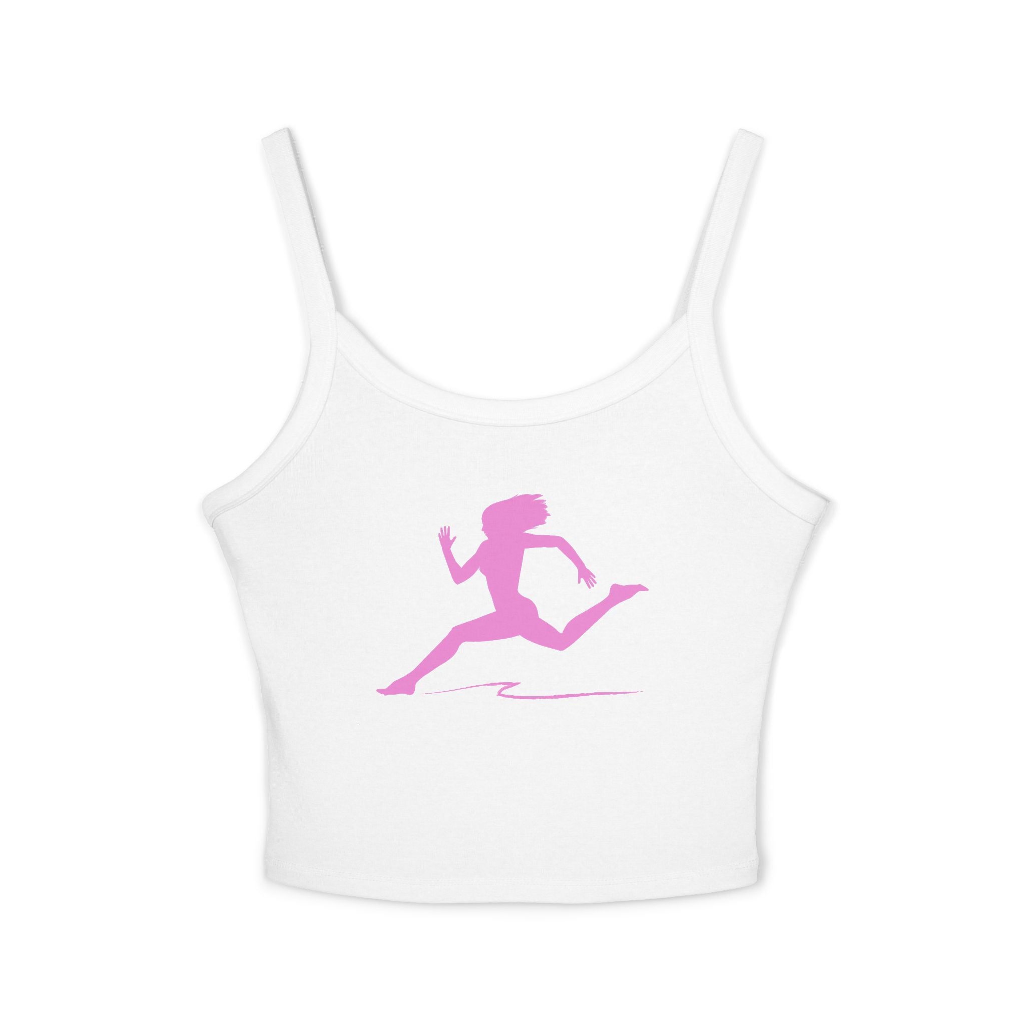 Running Woman Tank Top, Athletic Workout Top, Fitness Sleeveless Shirt, Jogging Muscle Tee, Exercise Gym Cami