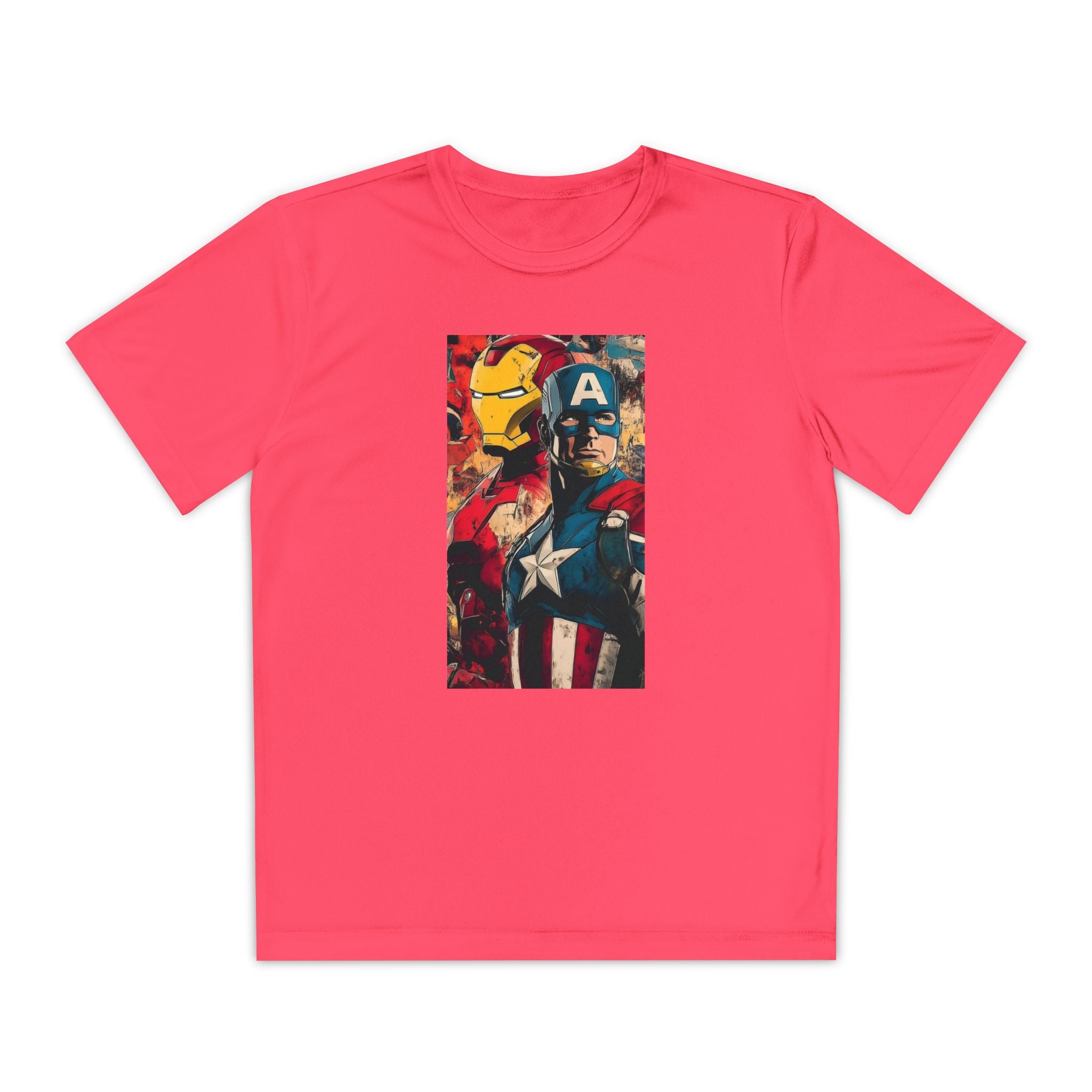 Advengers Youth T-Shirt Sports Graphic Tee, Cool Athletic Shirt for Kids, Perfect for Sports Events, Team Spirit