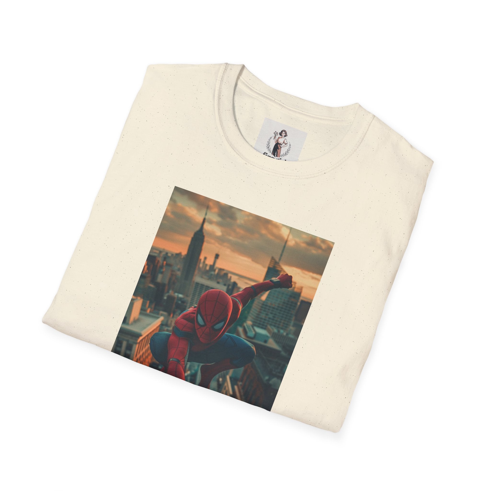 Spiderman Superhero Marvel Unisex Softstyle T-Shirt, Comic Book Tee, Geeky Clothing, Cosplay Costume Top