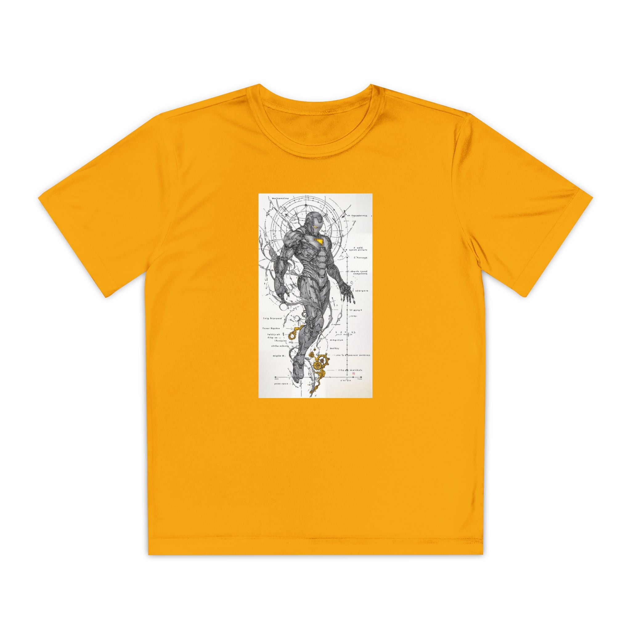 Superhero Youth T-Shirt Sports Graphic Tee, Cool Athletic Shirt for Kids