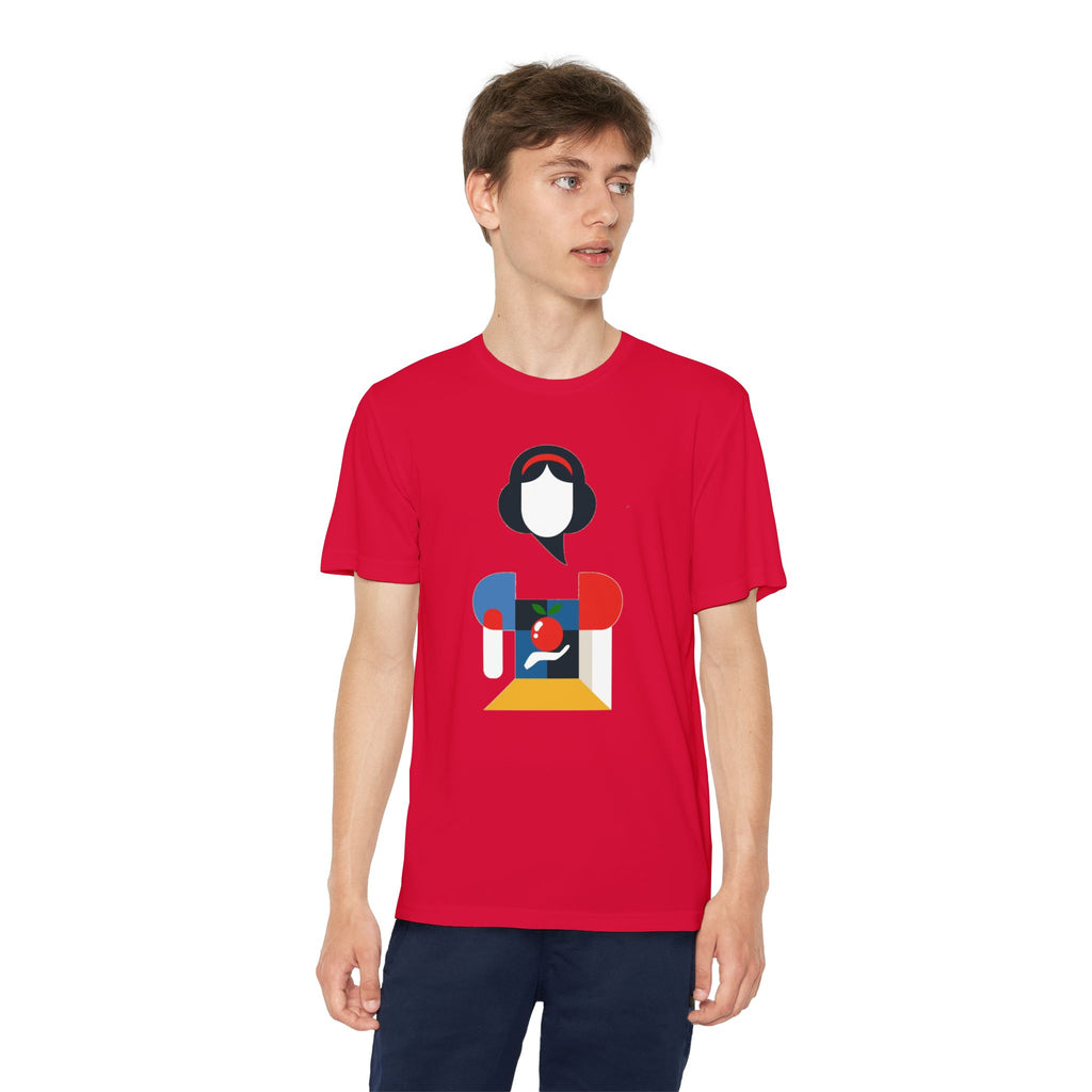 Snow White Youth T-Shirt Sports Graphic Tee, Cool Athletic Shirt for Kids, Perfect for Sports Events, Team Spirit