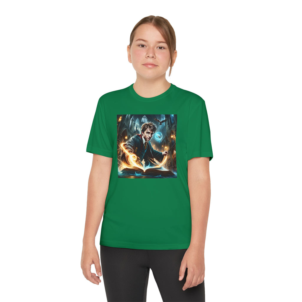 Youth Competitor Tee - Harry Potter, Wizard School Shirt, Magical Kids Top, Hogwarts Fan Gift, Sorcerer's Stone T-Shirt