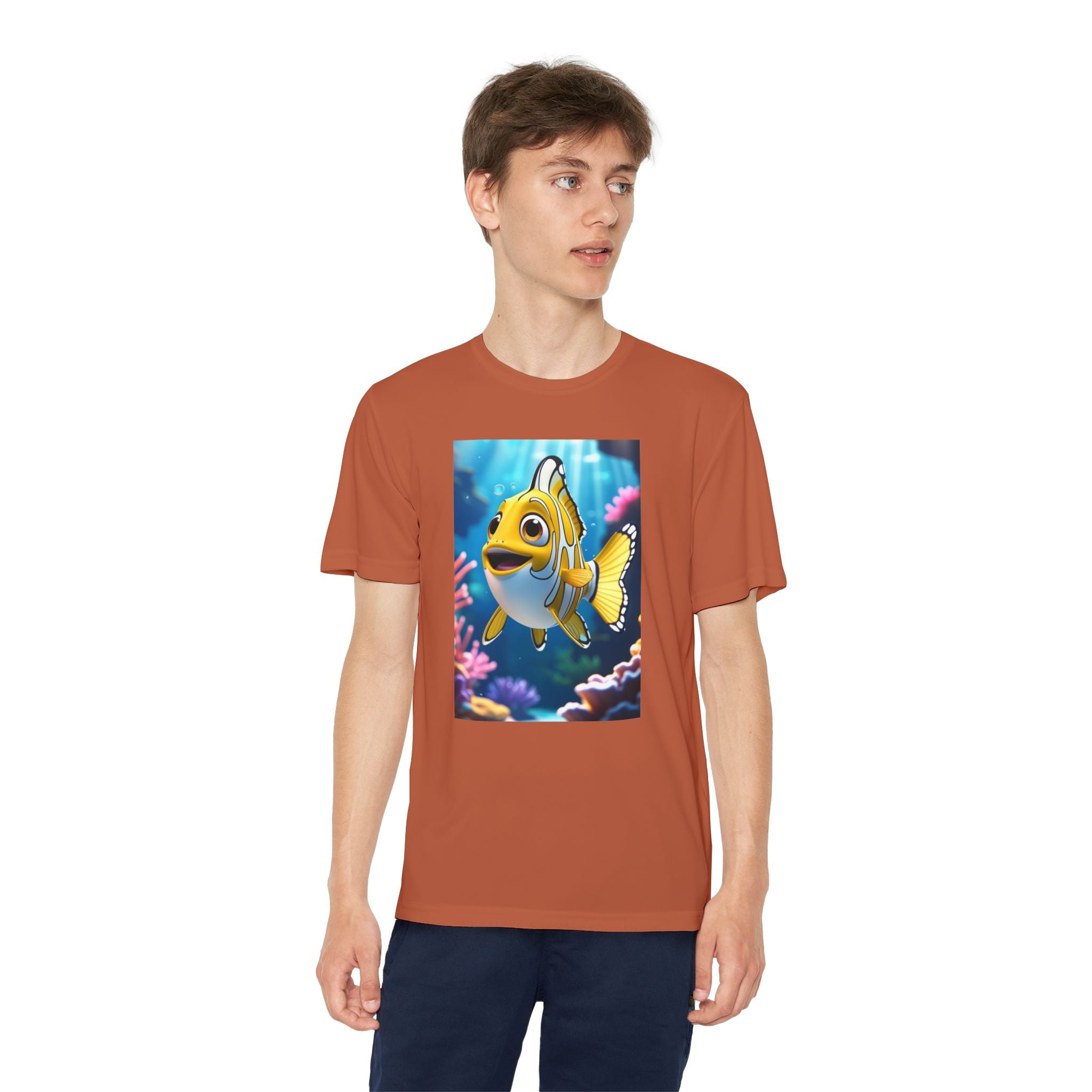 Nemo Fish Ocean Youth T-Shirt - Underwater Kids Tee, Finding Nemo Shirt, Beach Vacation Clothing, Ocean Lover Gift, Fish Theme Top
