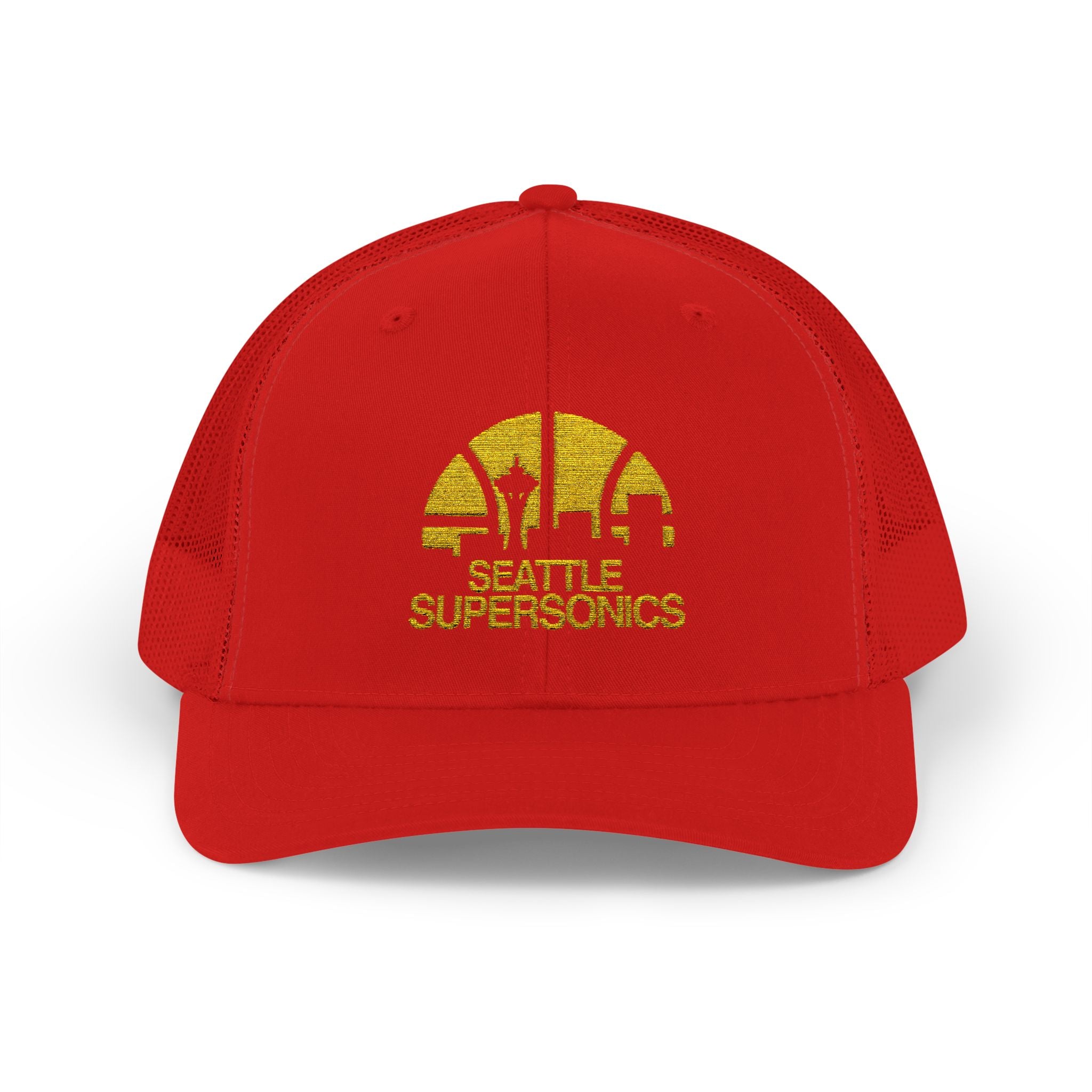The Seattle SuperSonics Snapback Trucker Cap, American Flag Hat, Outdoor Cap, Casual Wear, Gift for Dad, 4th of July Apparel