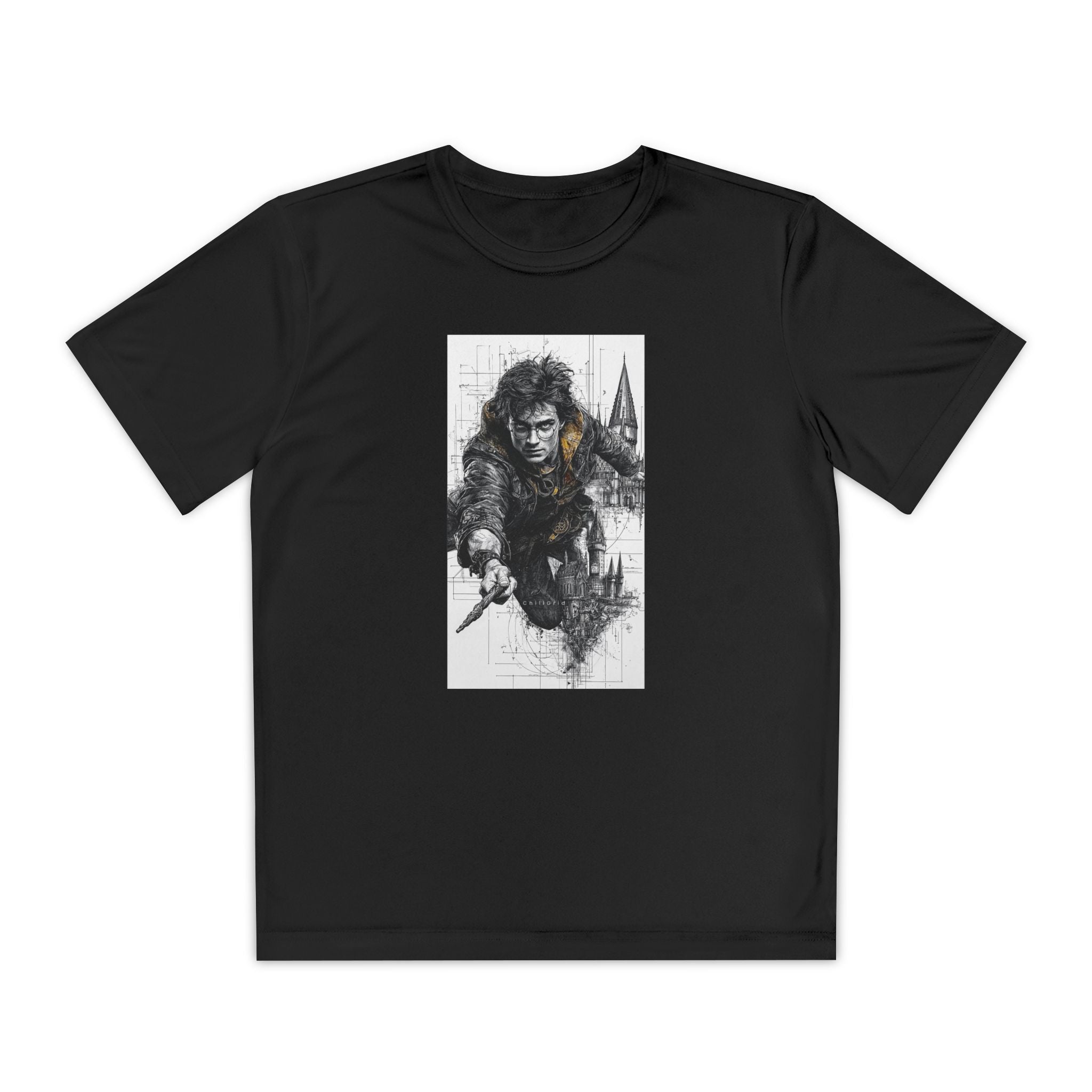 Youth Competitor Tee - Harry Potter, Wizard School Shirt, Magical Kids Top, Hogwarts Fan Gift, Sorcerer's Stone T-Shirt