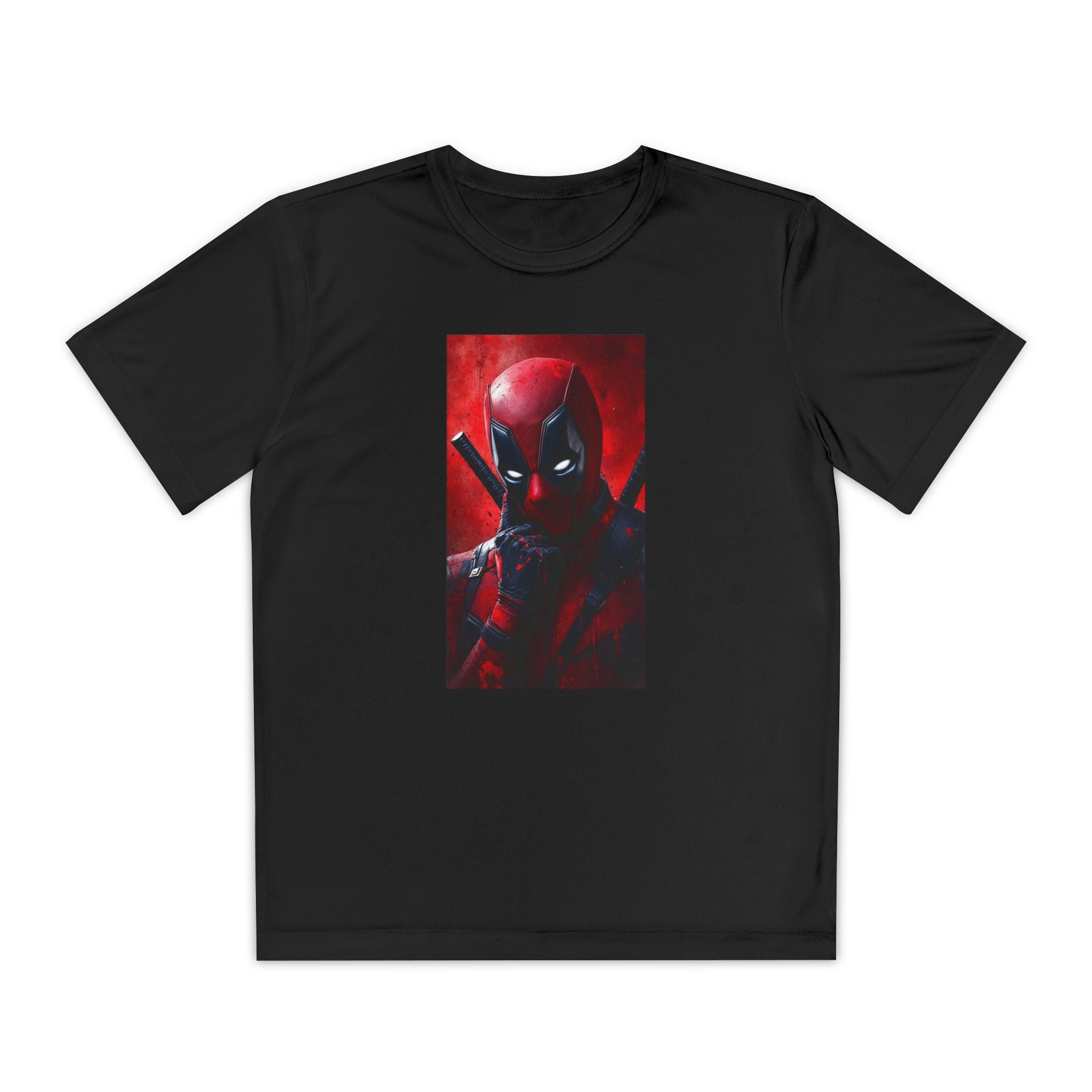 Deadpool Superhero Marvel Patriotic, Kids Graphic T-Shirt, Boys Hero Top, Girls Comic Book Clothing, Birthday