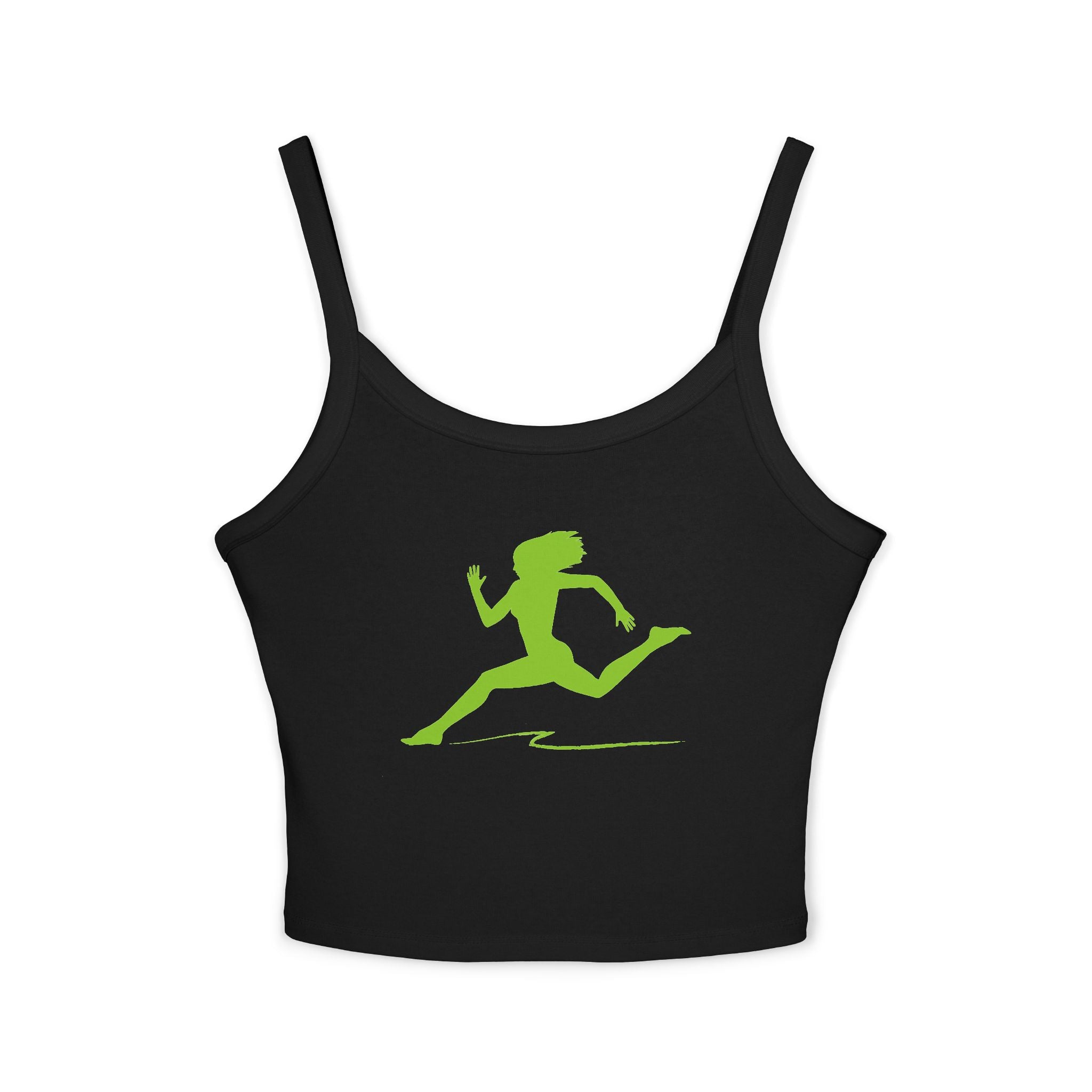Running Woman Tank Top, Athletic Workout Top, Fitness Sleeveless Shirt, Jogging Muscle Tee, Exercise Gym Cami
