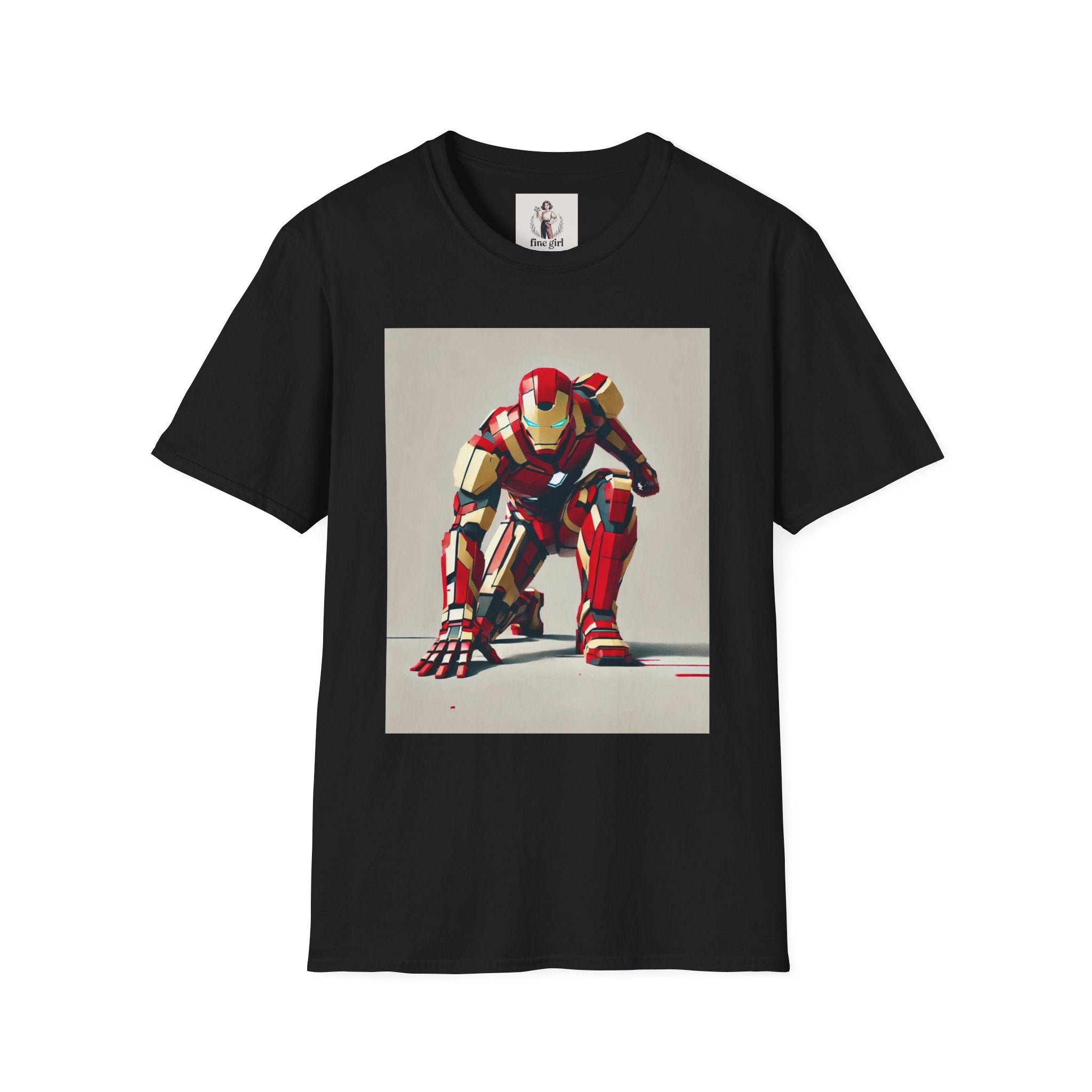 Ironman Superhero Marvel Unisex Softstyle T-Shirt, Comic Book Tee, Geeky Clothing, Cosplay Costume Top