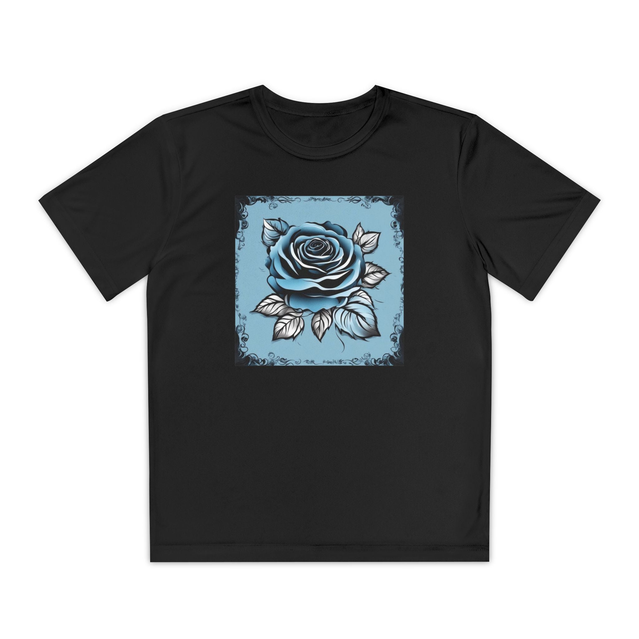 Flower Youth Tshirt, Girls Floral Tee, Kids Spring Shirt, Children's Botanical Top, Teen Blossom T-Shirt