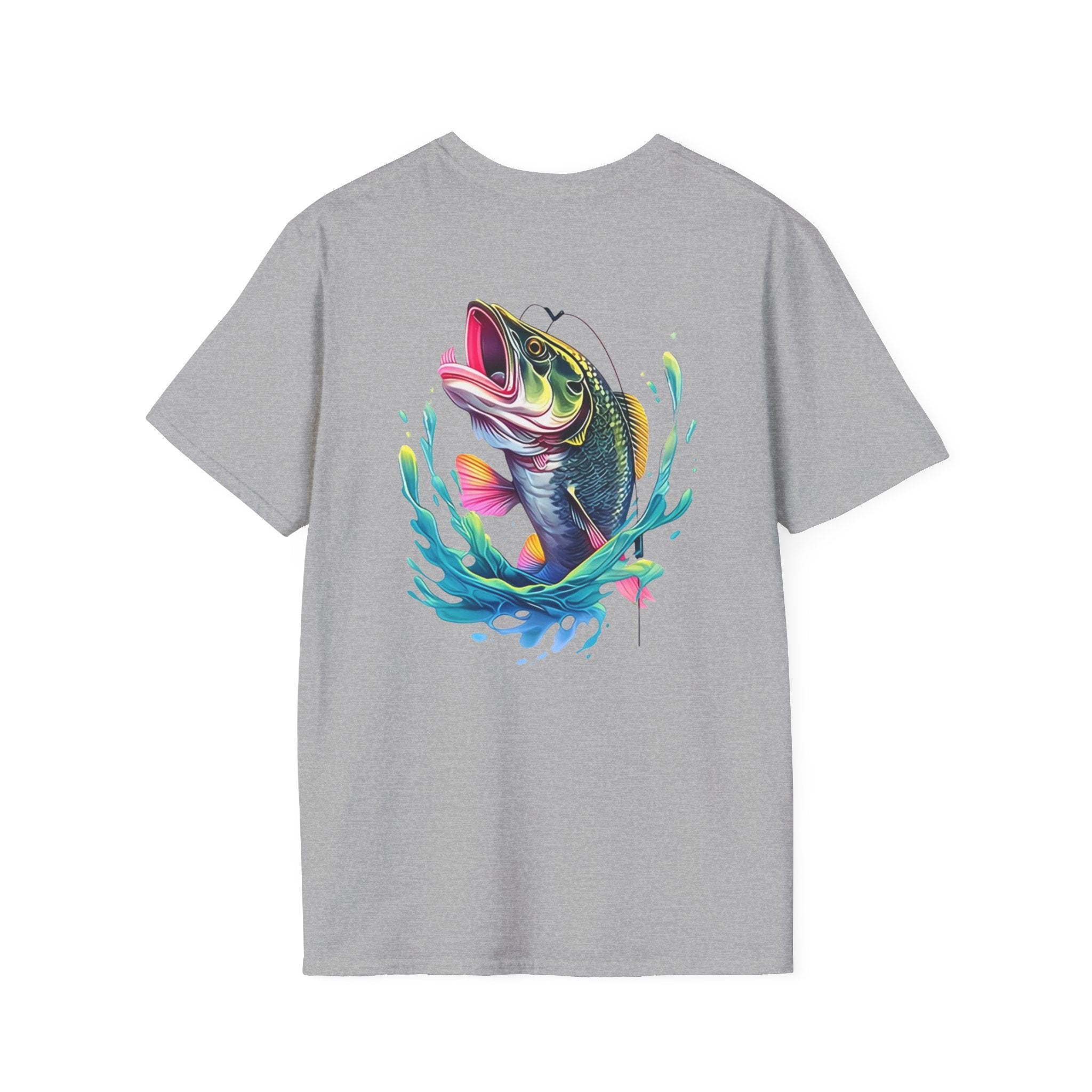Patriotic Fishing Tshirt, American Flag Tee, 4th of July Shirt, USA Independence Day Top, Patriotic Graphic Tee, Unisex Patriotic