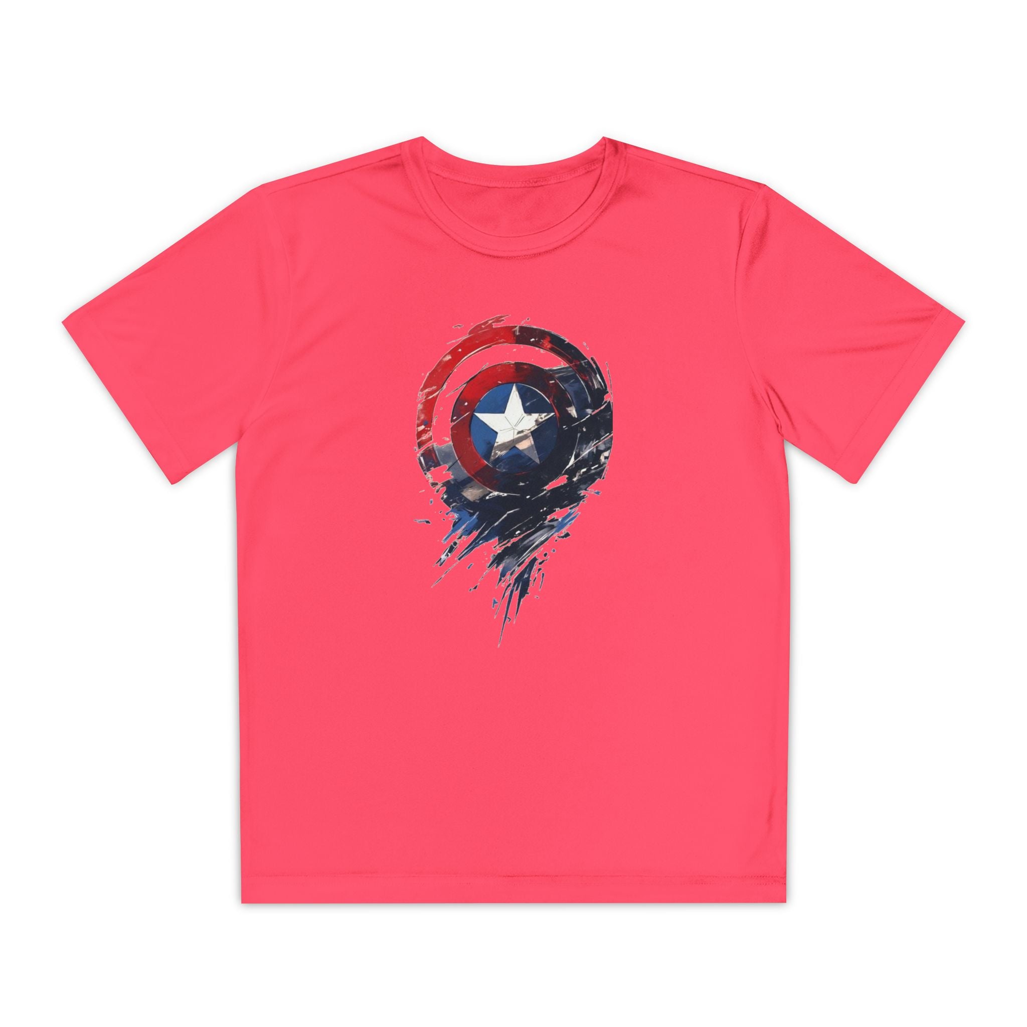 Advengers Youth T-Shirt Sports Graphic Tee, Cool Athletic Shirt for Kids