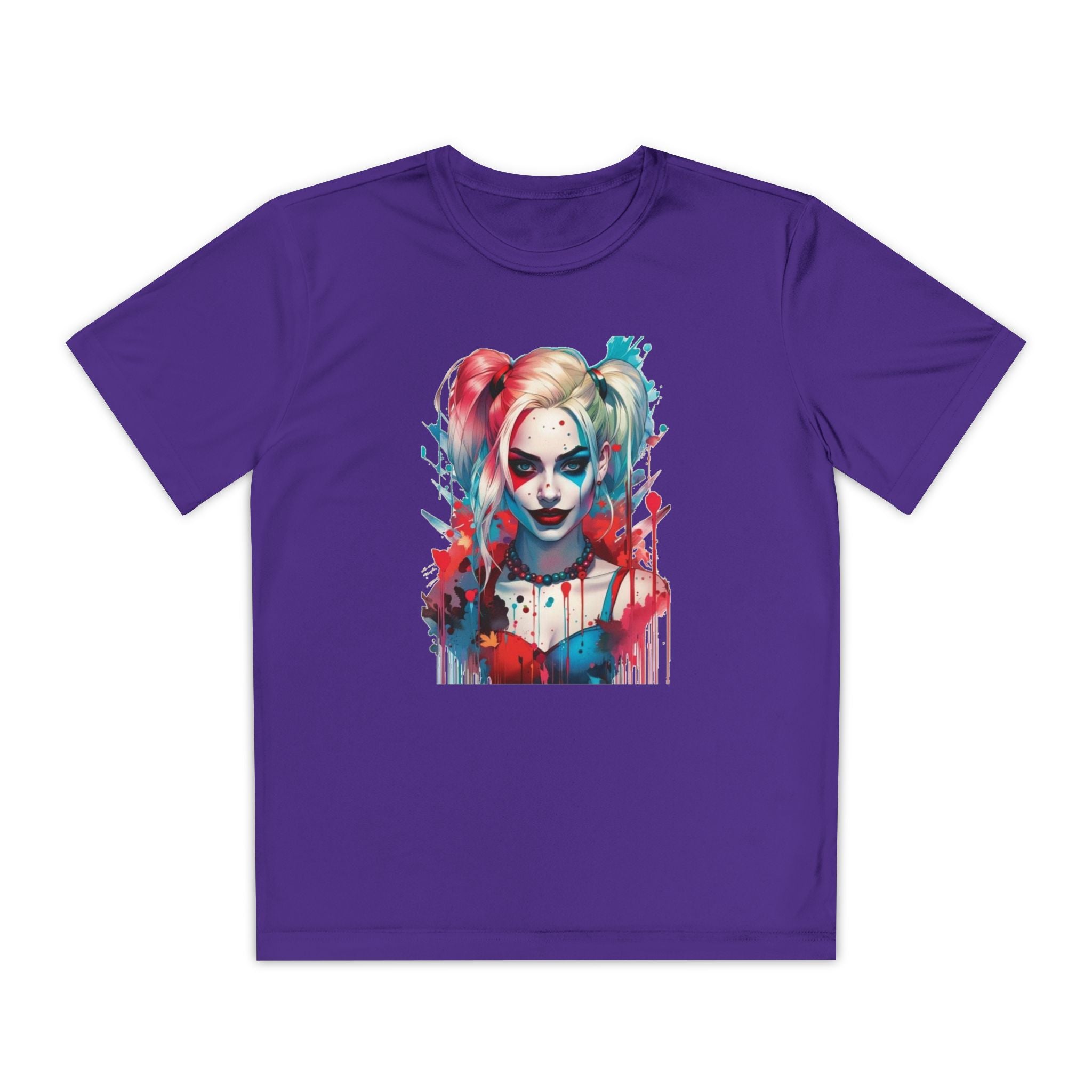 Superhero Youth T-Shirt Sports Graphic Tee, Cool Athletic Shirt for Kids