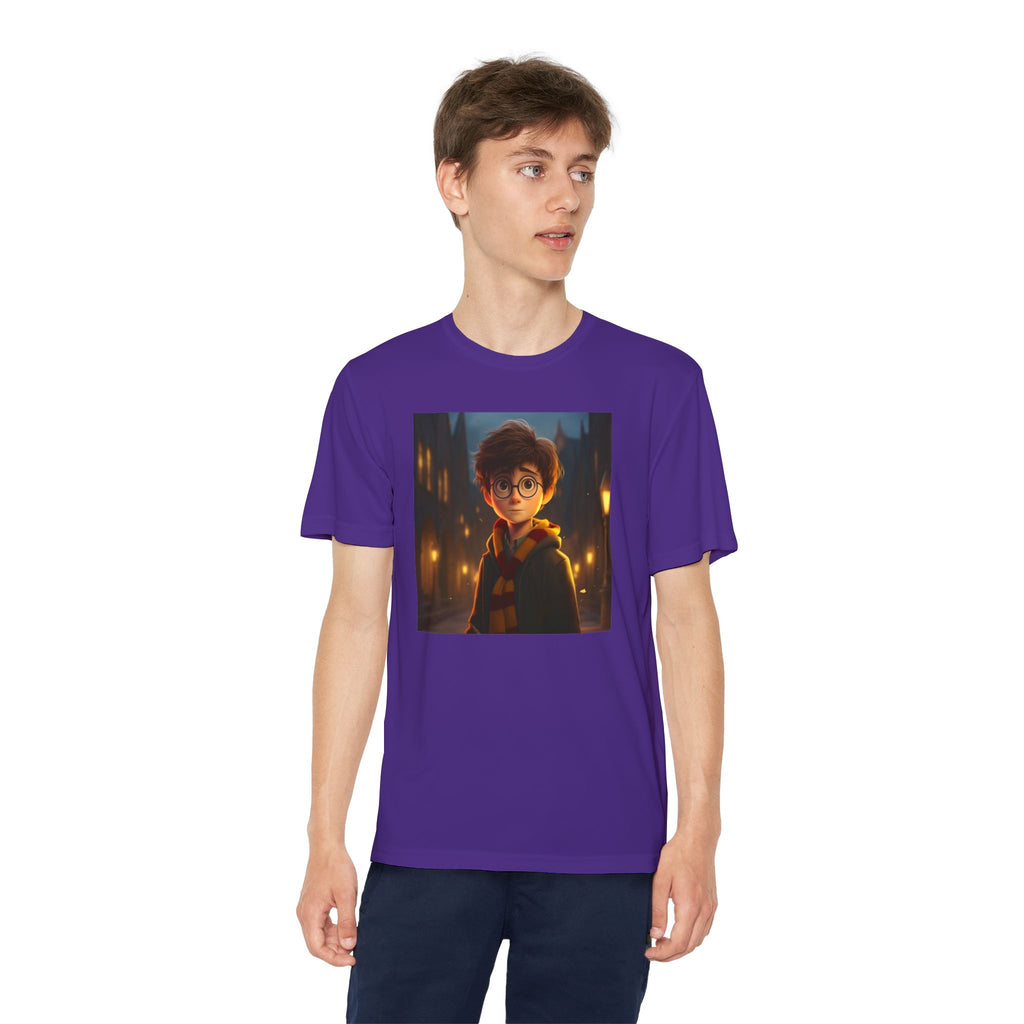 Youth Competitor Tee - Harry Potter, Wizard School Shirt, Magical Kids Top, Hogwarts Fan Gift, Sorcerer's Stone T-Shirt