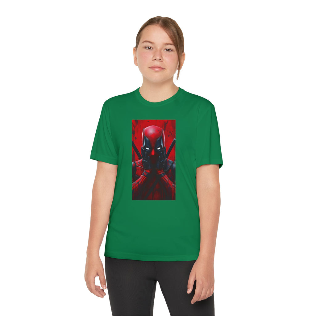 Deadpool Superhero Marvel Patriotic, Kids Graphic T-Shirt, Boys Hero Top, Girls Comic Book Clothing, Birthday