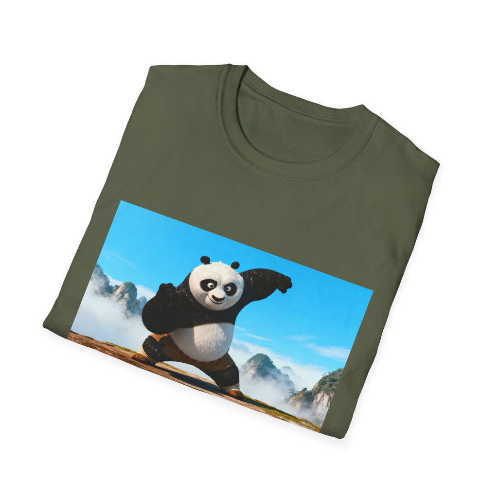 Kung Fu Panda Unisex Softstyle T-Shirt, DreamWorks Animation Youth Competitor Tee, Graphic Tee, Movie Fan Gift, Cult Classic Shirt, Comfy