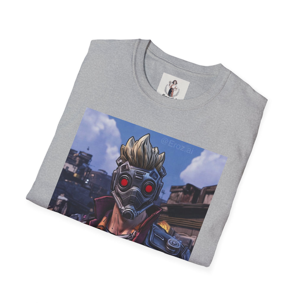Star-Lord Superhero Marvel Unisex Softstyle T-Shirt, Comic Book Tee, Geeky Clothing, Cosplay Costume Top