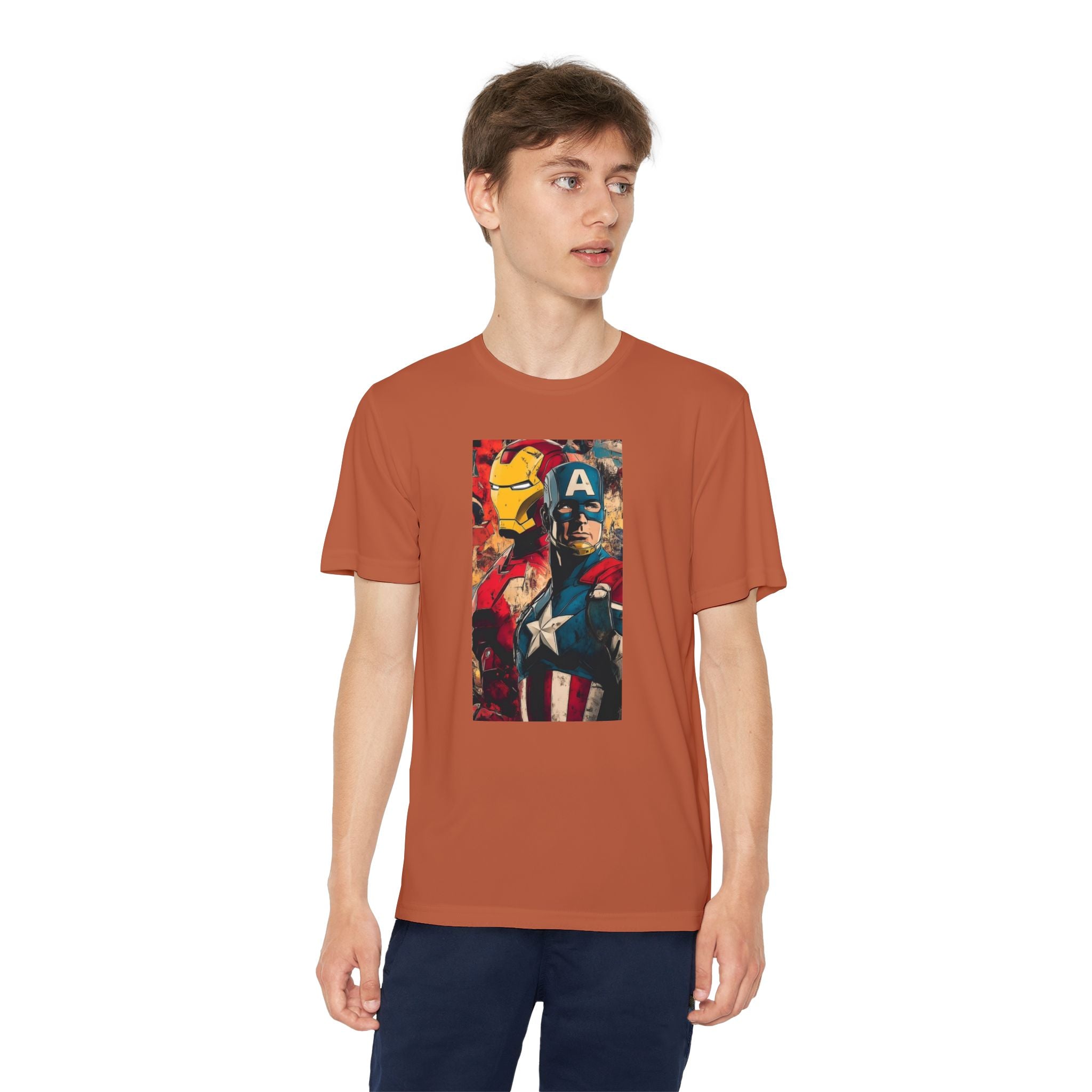 Advengers Youth T-Shirt Sports Graphic Tee, Cool Athletic Shirt for Kids, Perfect for Sports Events, Team Spirit