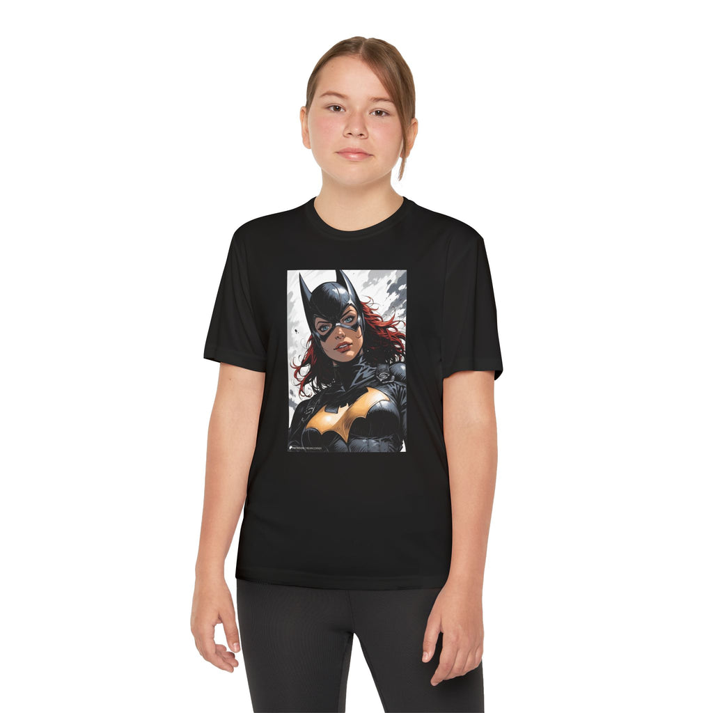 Superhero Youth T-Shirt Sports Graphic Tee, Cool Athletic Shirt for Kids