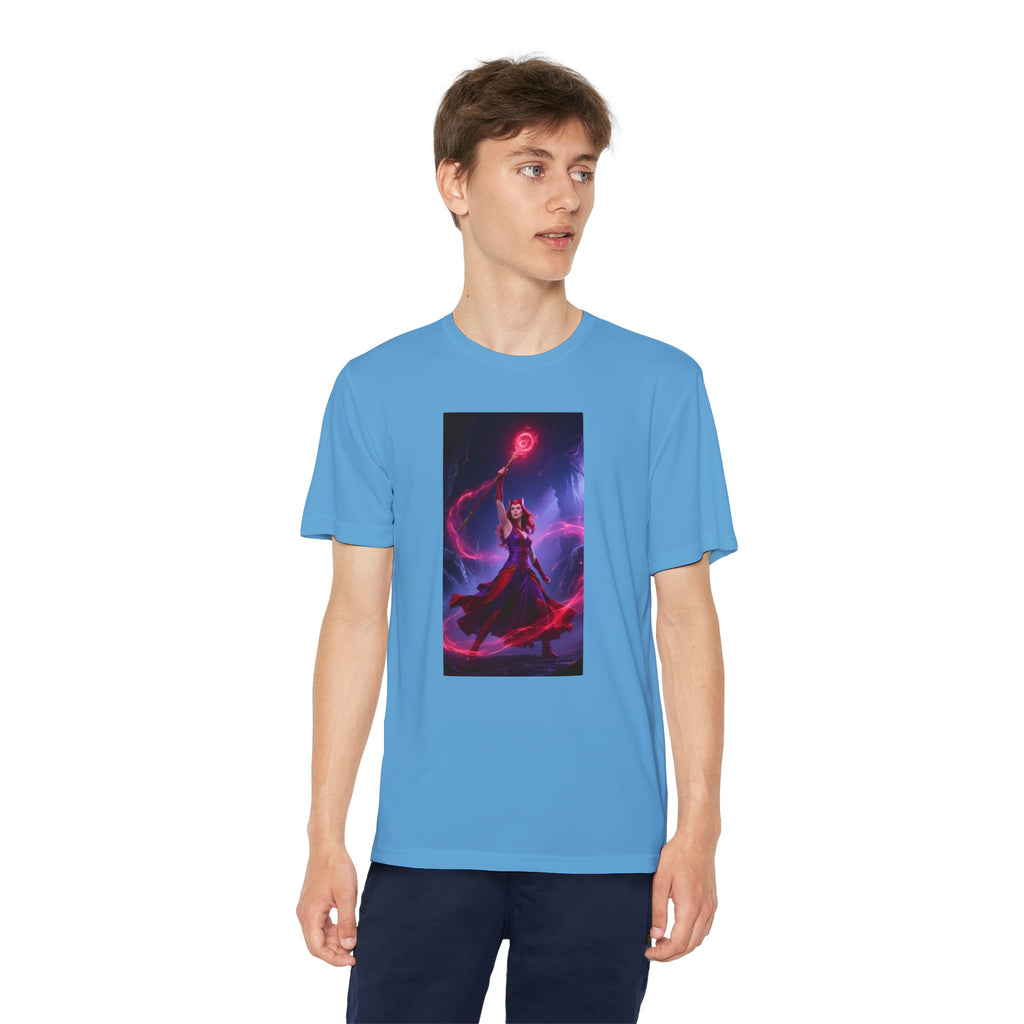 Superhero Youth T-Shirt Sports Graphic Tee, Cool Athletic Shirt for Kids
