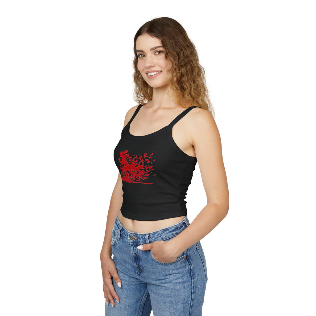 Running Woman Tank Top, Athletic Workout Top, Fitness Sleeveless Shirt, Jogging Muscle Tee, Exercise Gym Cami