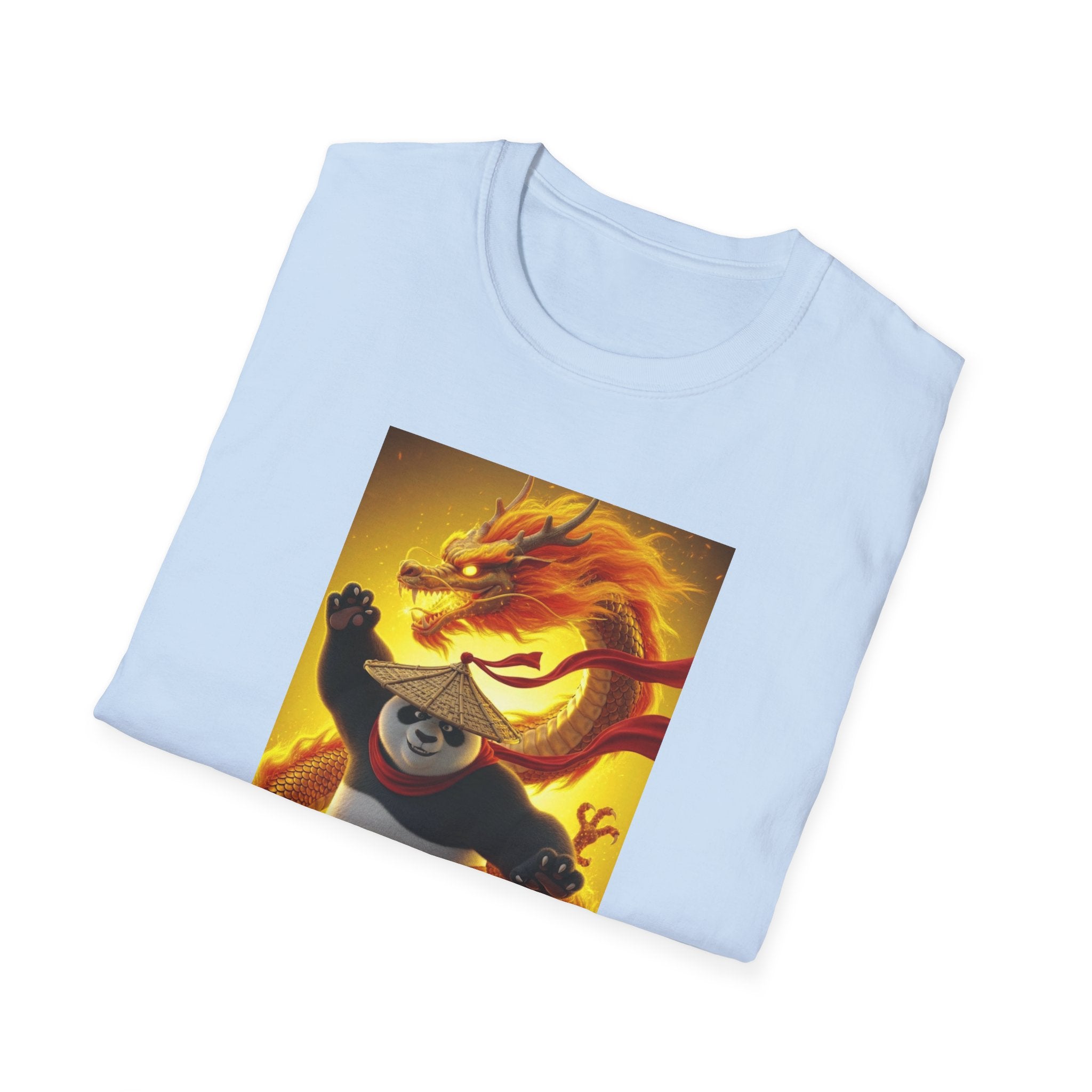 Kung Fu Panda Unisex Softstyle T-Shirt, DreamWorks Animation Youth Competitor Tee, Graphic Tee, Movie Fan Gift, Cult Classic Shirt, Comfy